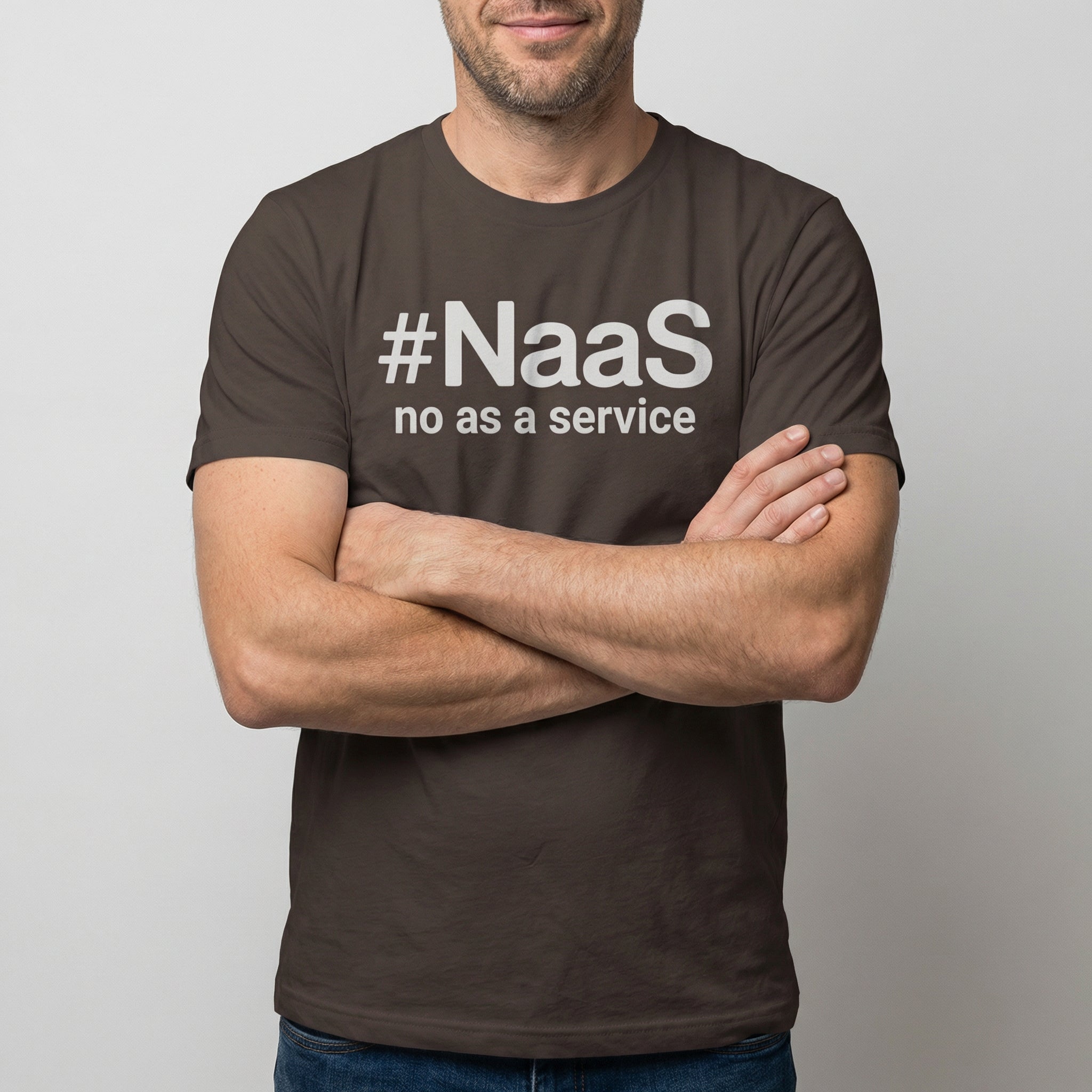 No As A Service full - search naas no as a service statement - Developer T-shirt - techmerch.io