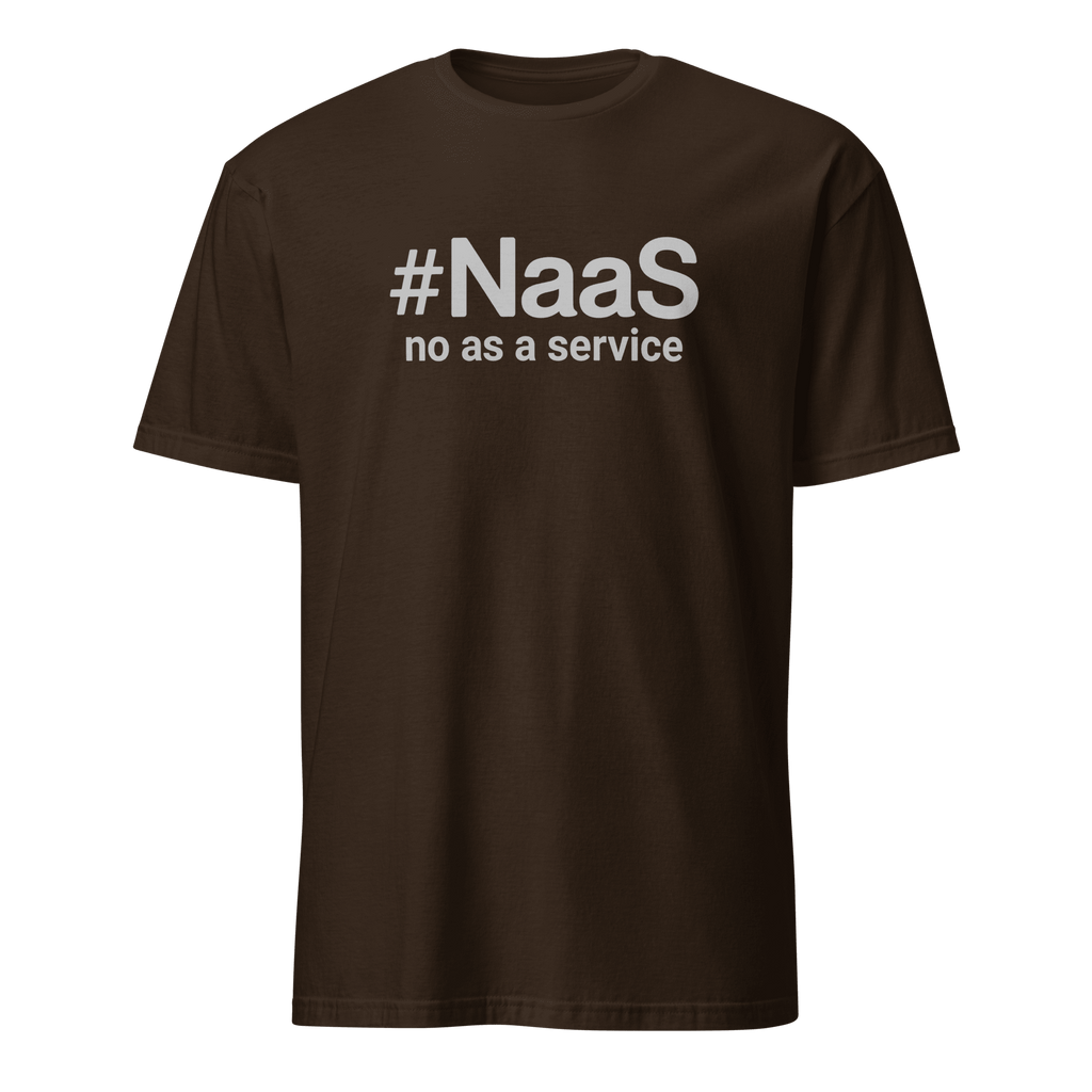 No As A Service full-search naas no as a service hot statement - Developer T-shirt - techmerch.io