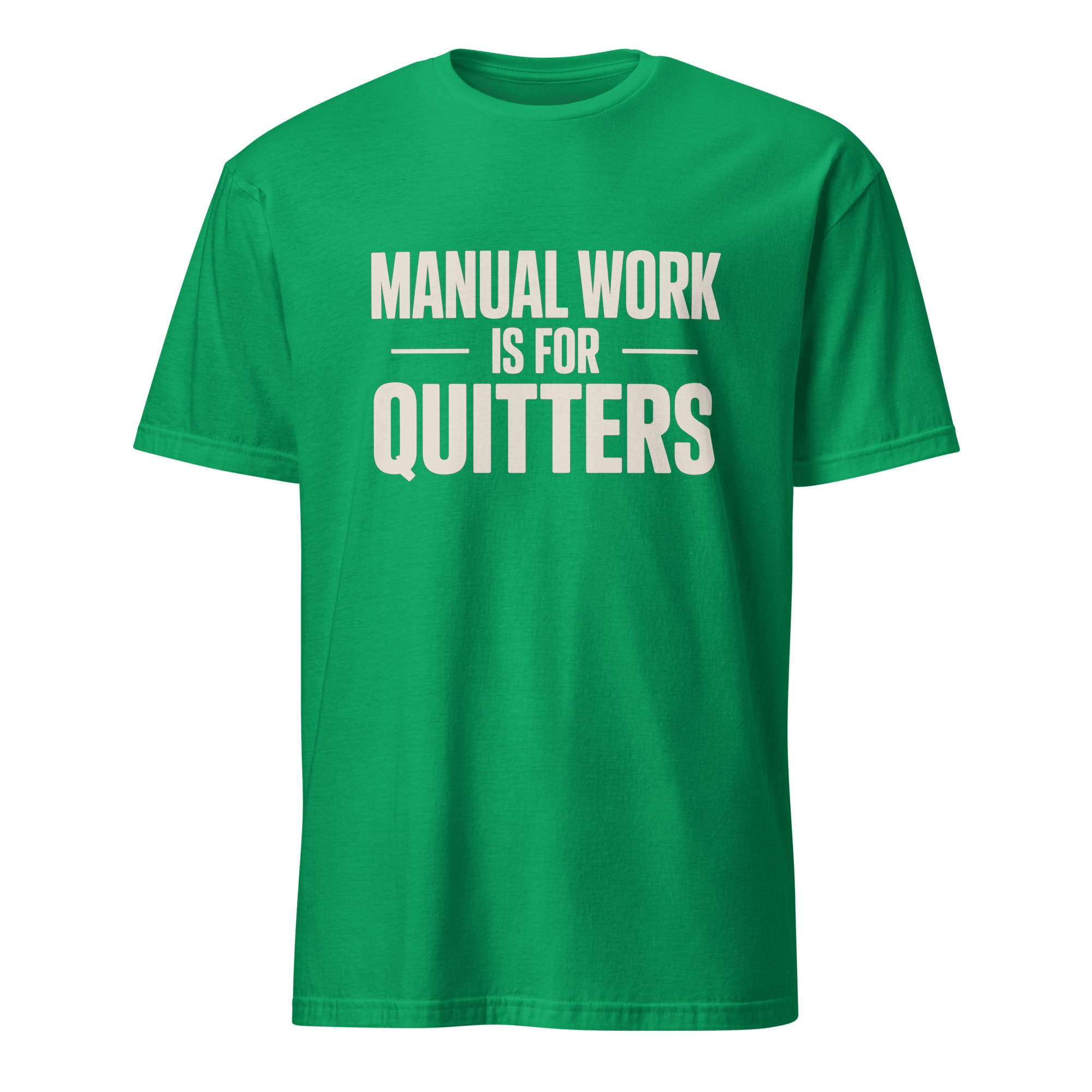 No Manual Work automation devops full - search manual work is for quitters - Developer T-shirt - techmerch.io