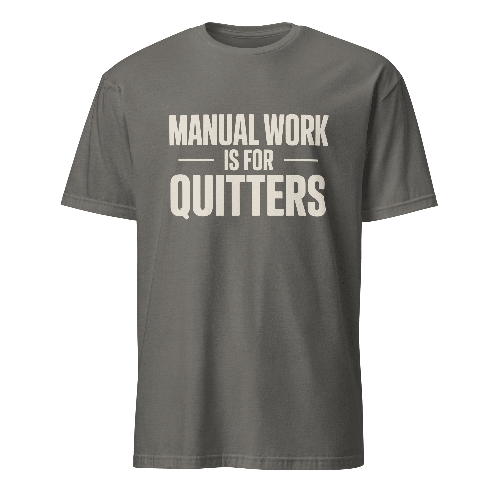 No Manual Work automation devops full - search manual work is for quitters - Developer T-shirt - techmerch.io