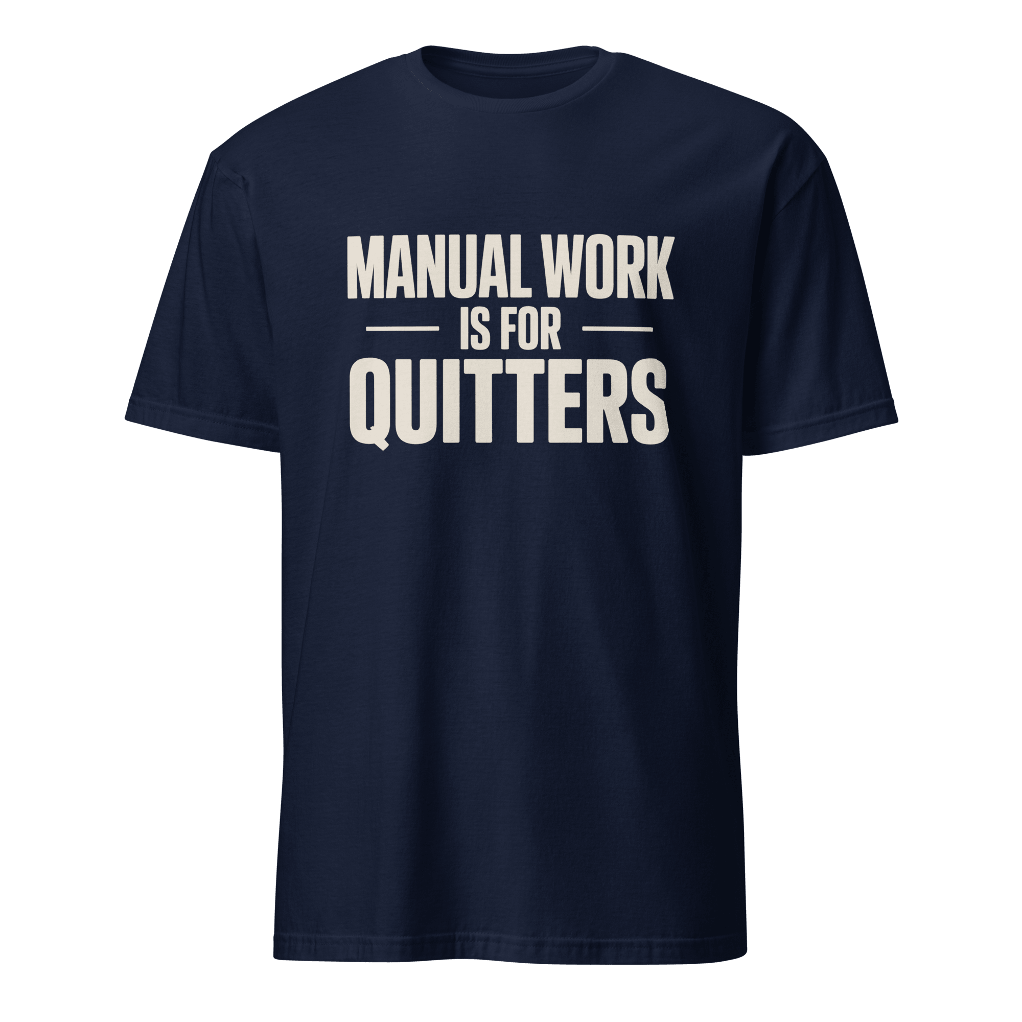 No Manual Work automation devops full - search manual work is for quitters - Developer T-shirt - techmerch.io