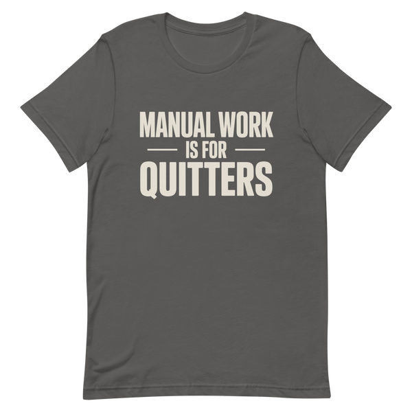 No Manual Work automation code developer - Developer T-shirt - techmerch.io