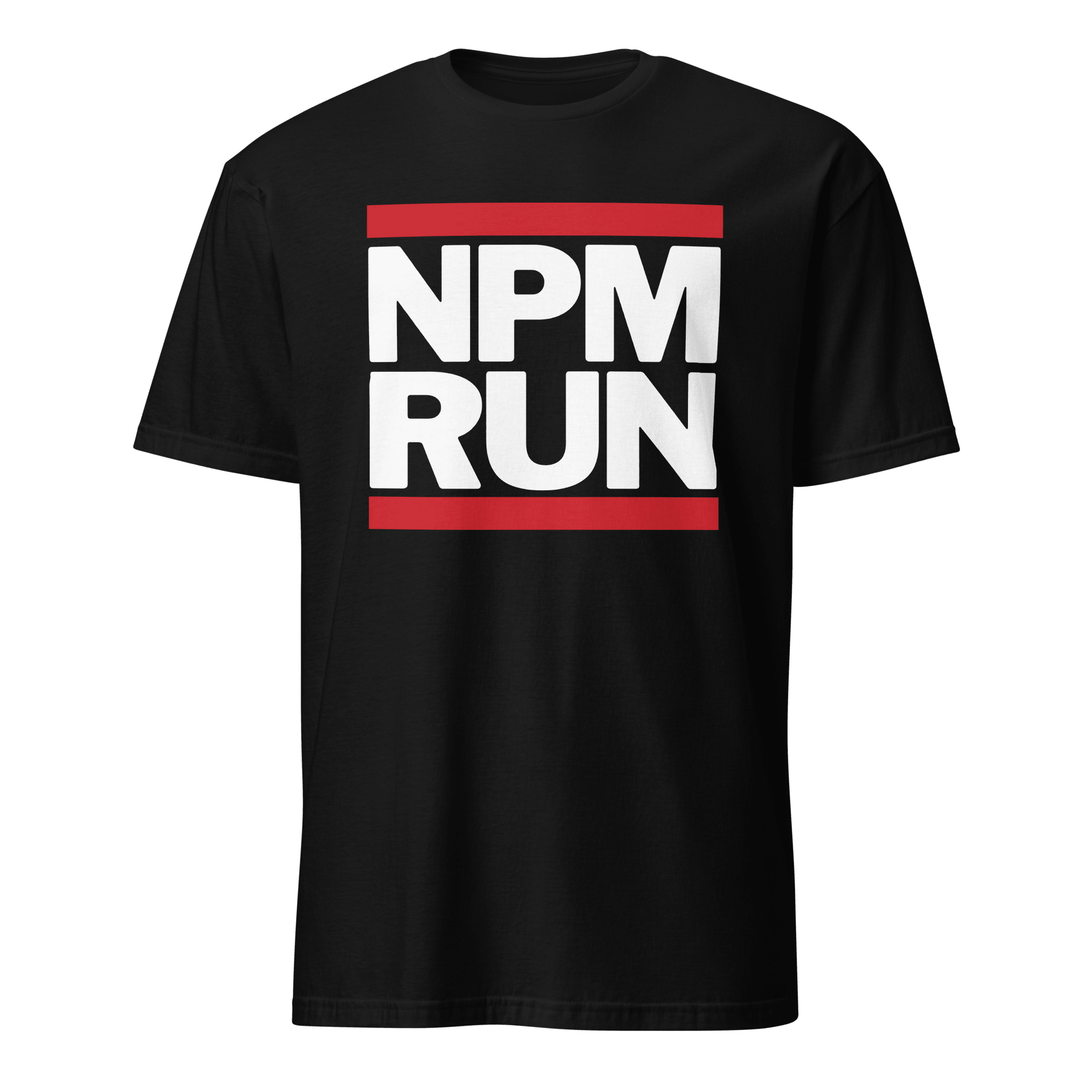NPM RUN full - search npm run javascript minimalist - Developer T-shirt - techmerch.io