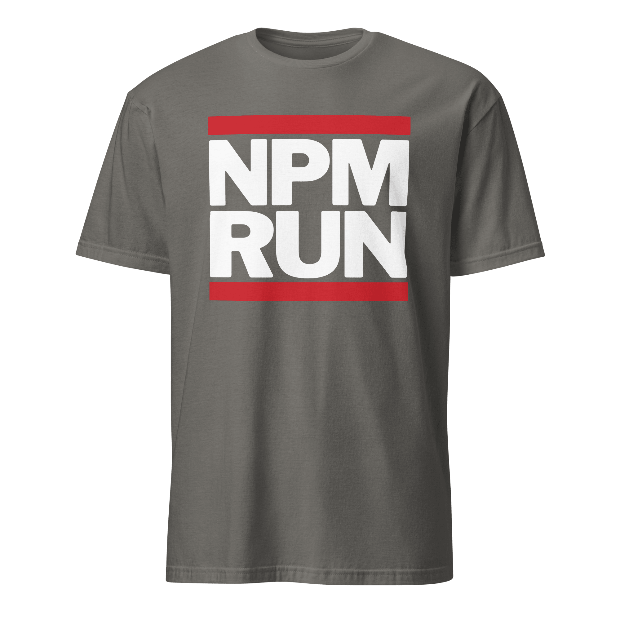 NPM RUN full - search npm run javascript minimalist - Developer T-shirt - techmerch.io