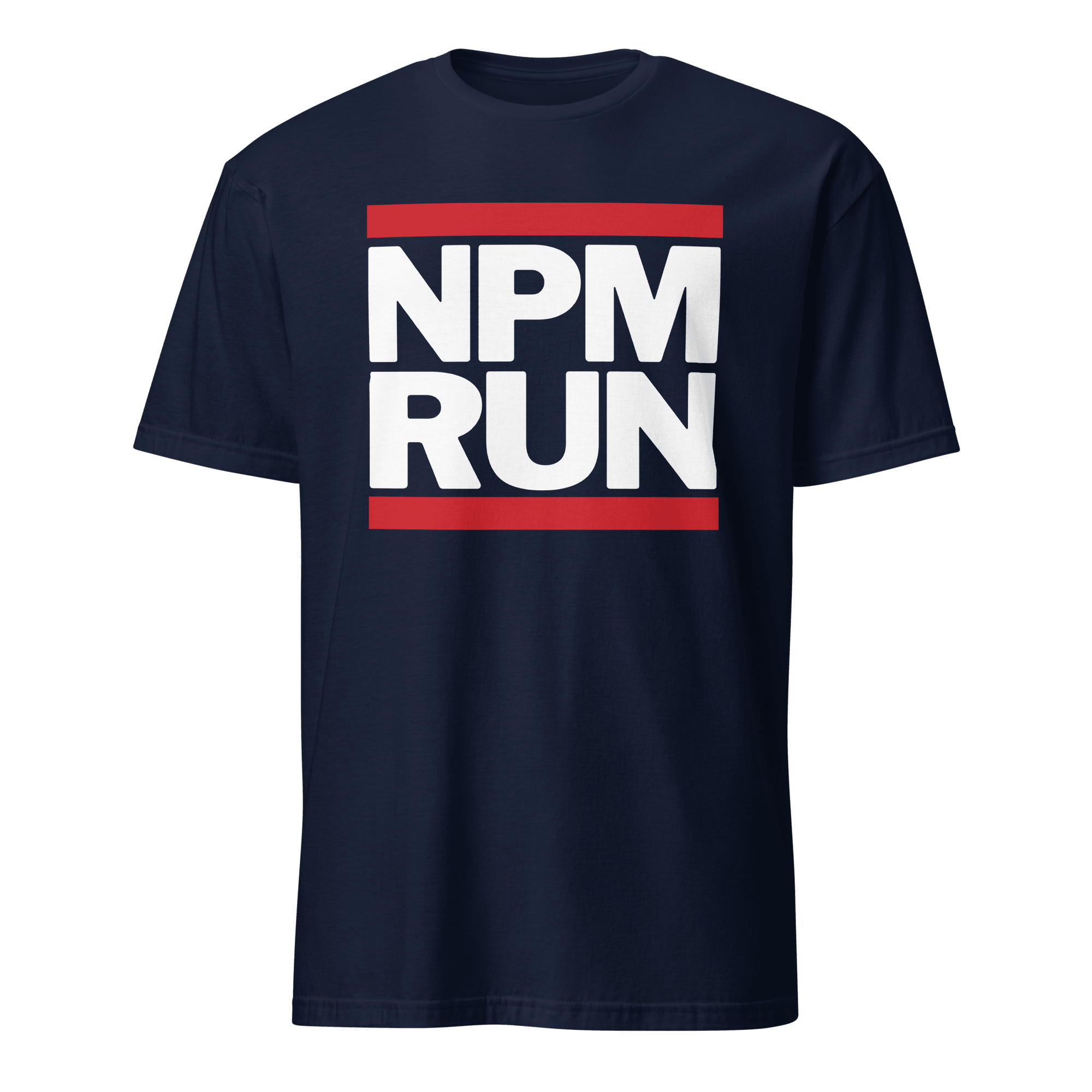 NPM RUN full - search npm run javascript minimalist - Developer T-shirt - techmerch.io