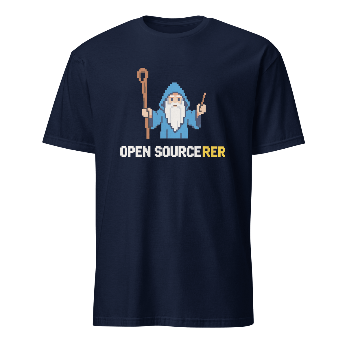 Open Sourcerer cartoon code full-search open sourcerer - Developer T-shirt - techmerch.io