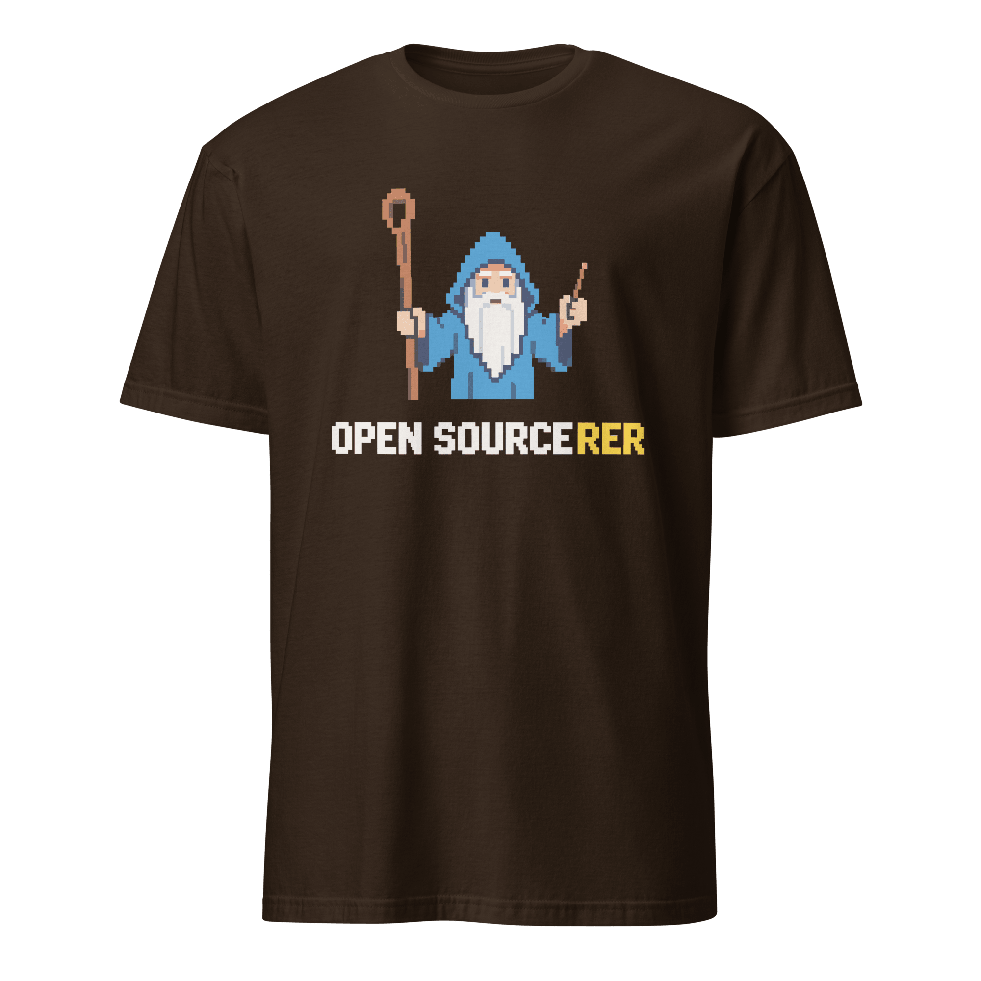 Open Sourcerer cartoon code full - search open sourcerer - Developer T-shirt - techmerch.io