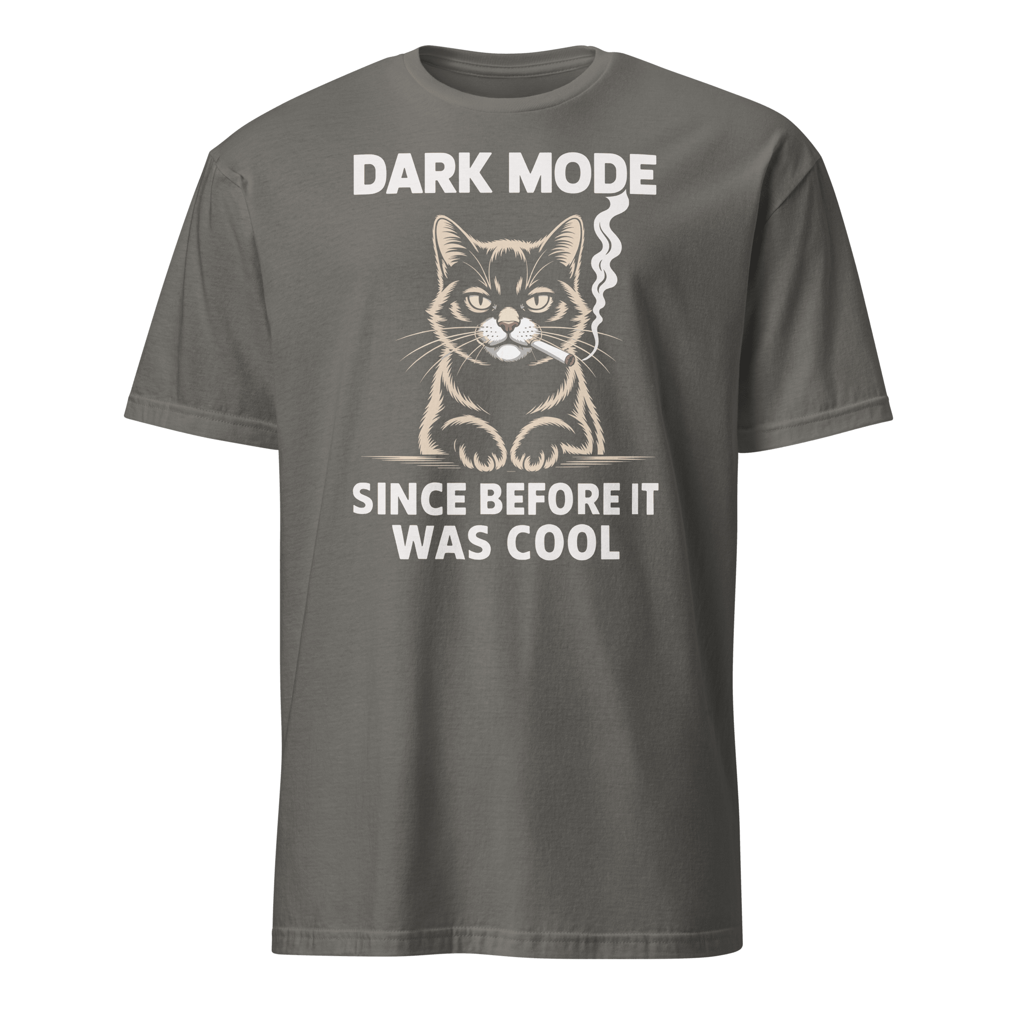 Original Dark Mode cartoon darkmode full - search dark mode since before it was cool - Developer T-shirt - techmerch.io