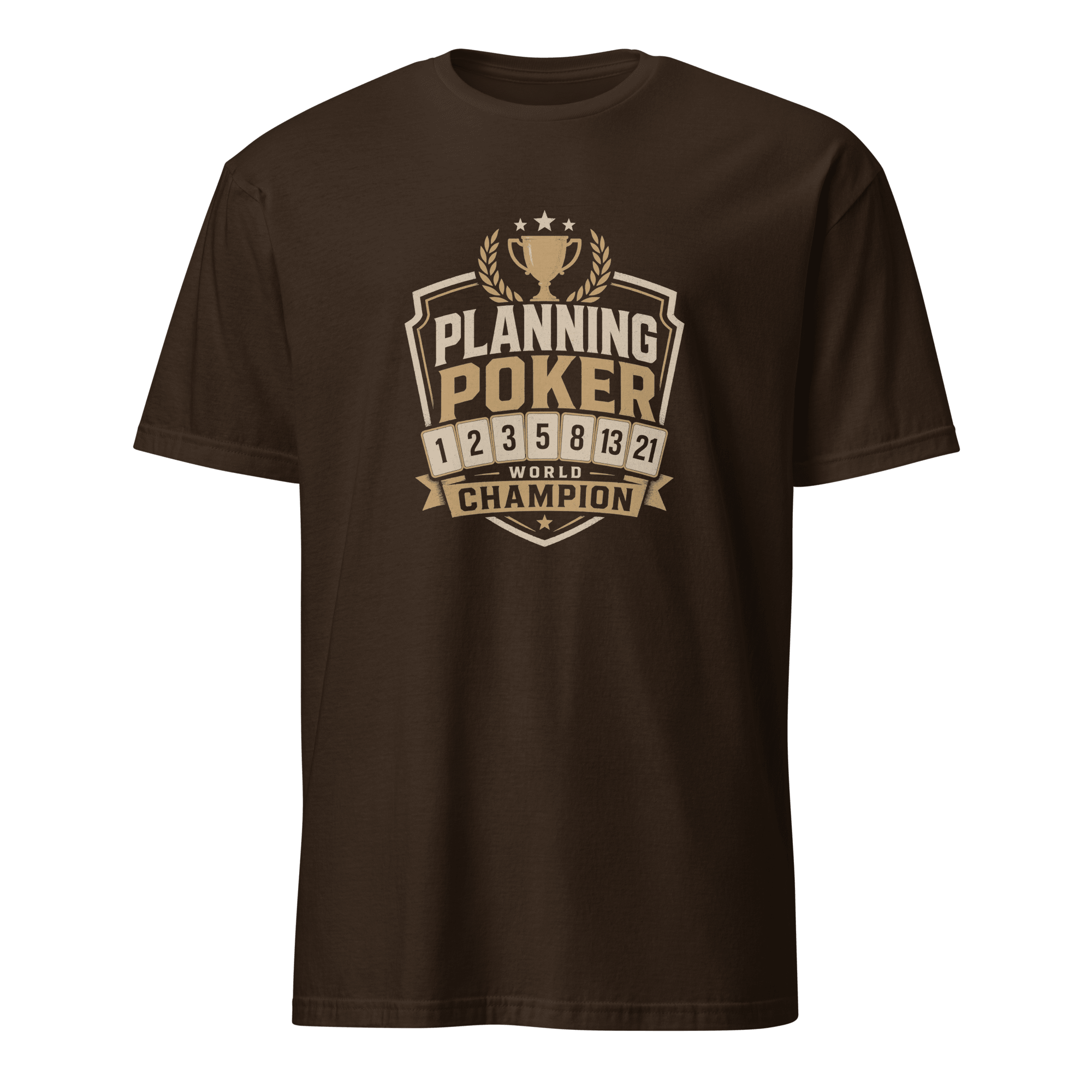 Planning Poker Champion agile full-search Planning Poker World Champion satire - Developer T-shirt - techmerch.io