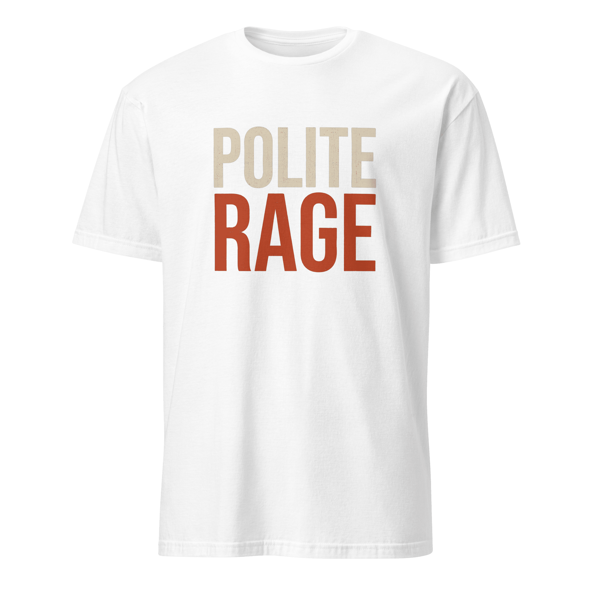 Polite Rage deadpan full-search Polite Rage new - Developer T-shirt - techmerch.io