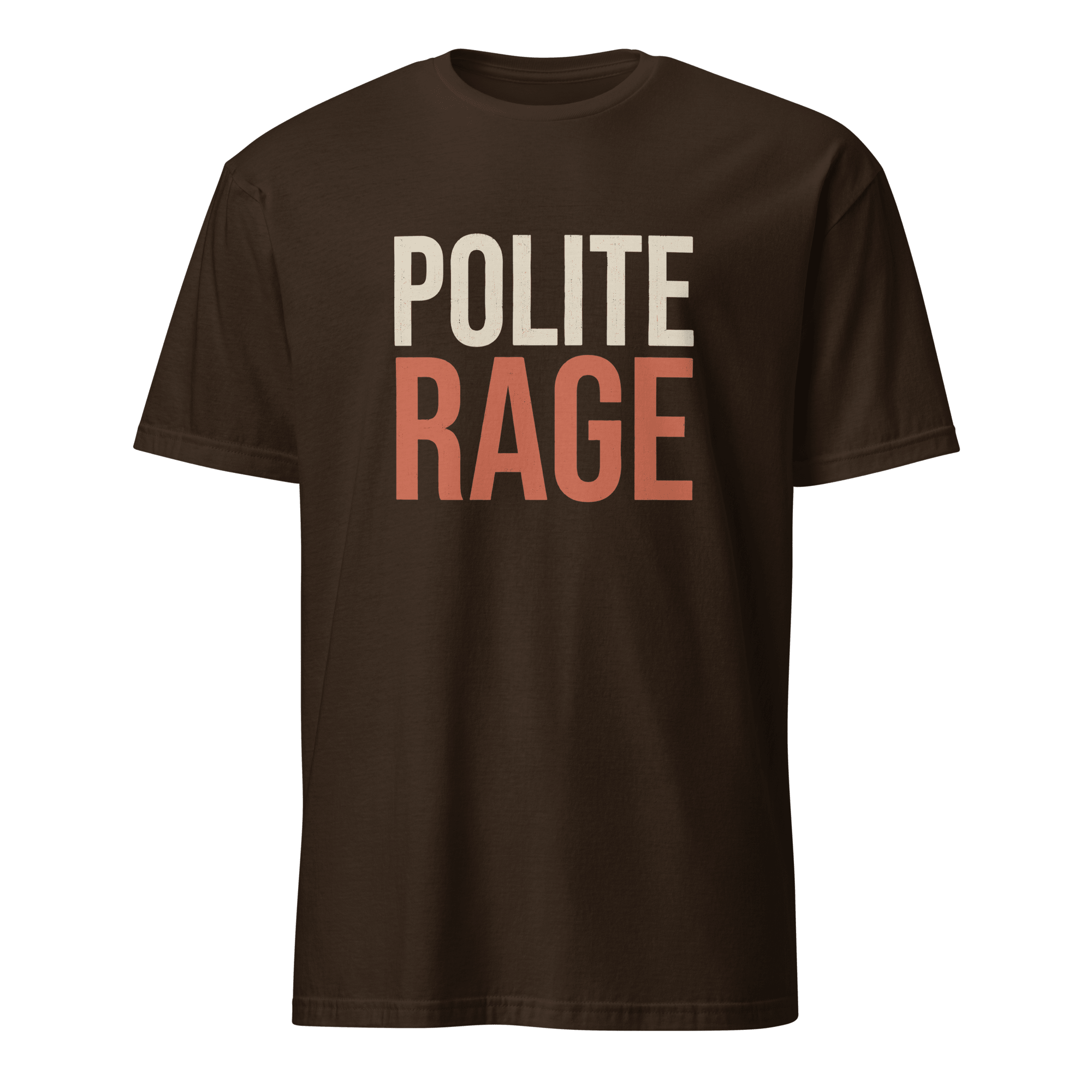 Polite Rage deadpan full-search Polite Rage new - Developer T-shirt - techmerch.io