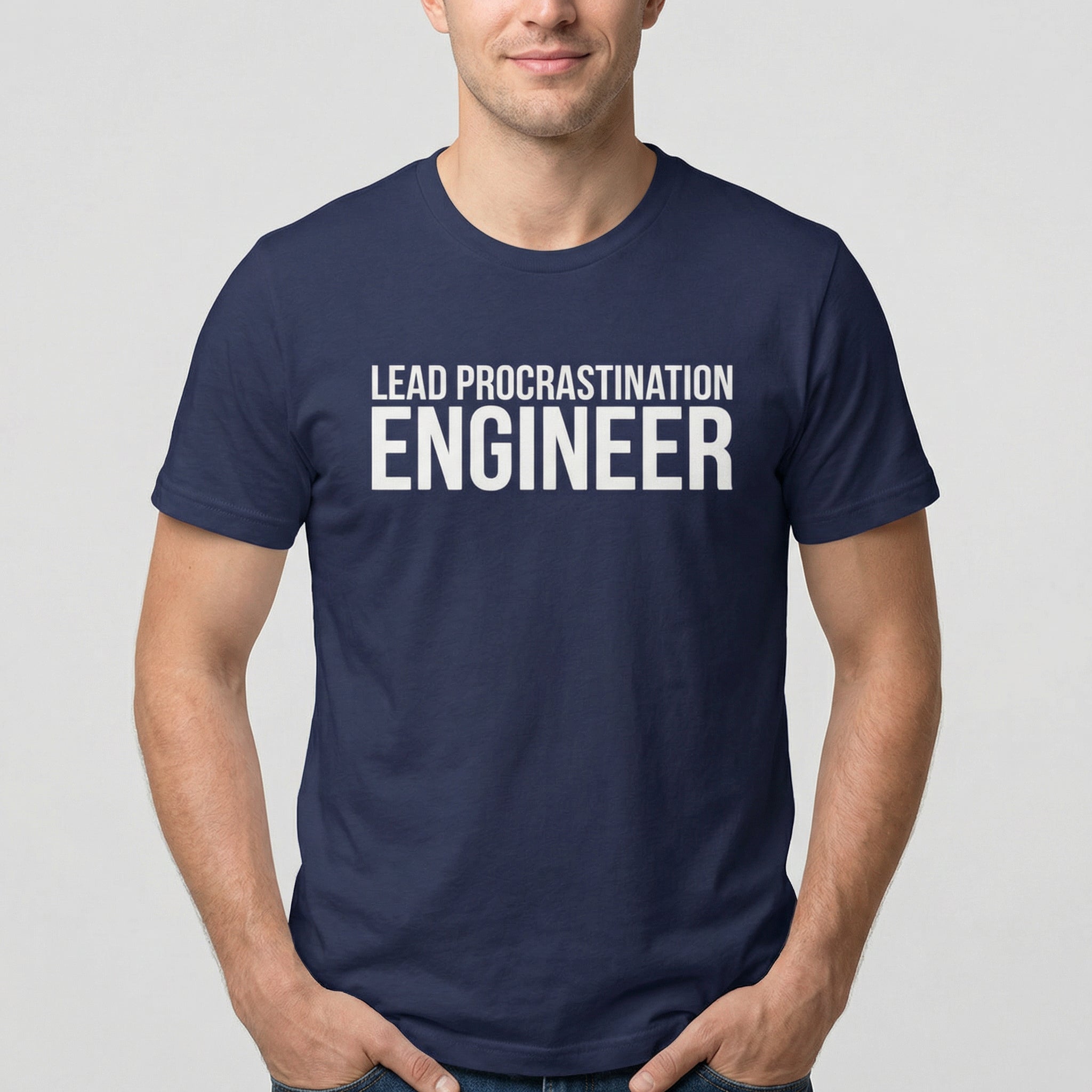 Procrastination Lead code full - search lead procrastination engineer satire - Developer T-shirt - techmerch.io