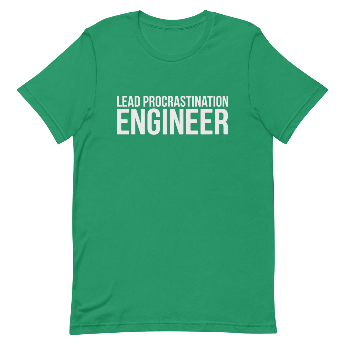 Procrastination Lead code developer lead - Developer T-shirt - techmerch.io