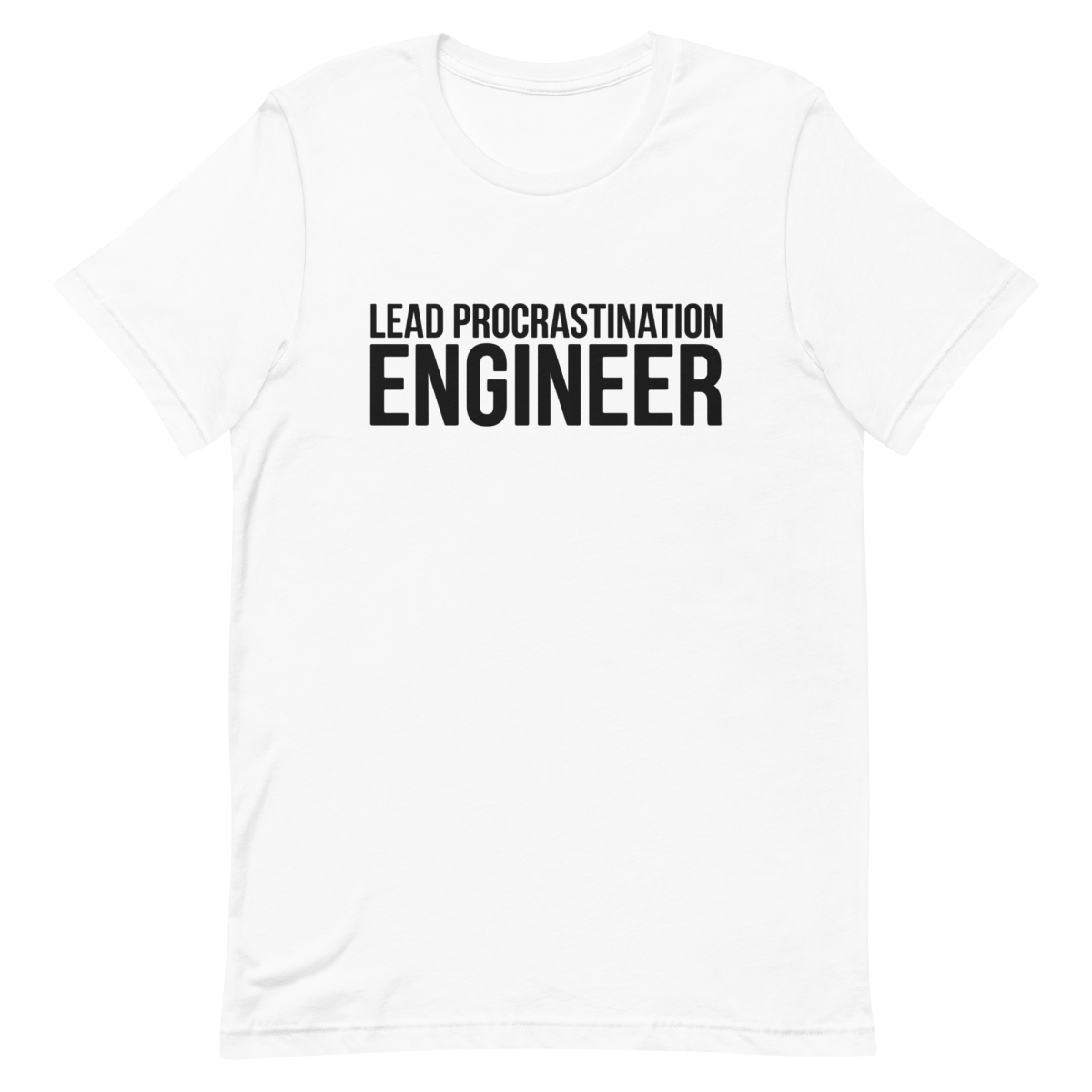 Procrastination Lead code developer lead - Developer T-shirt - techmerch.io