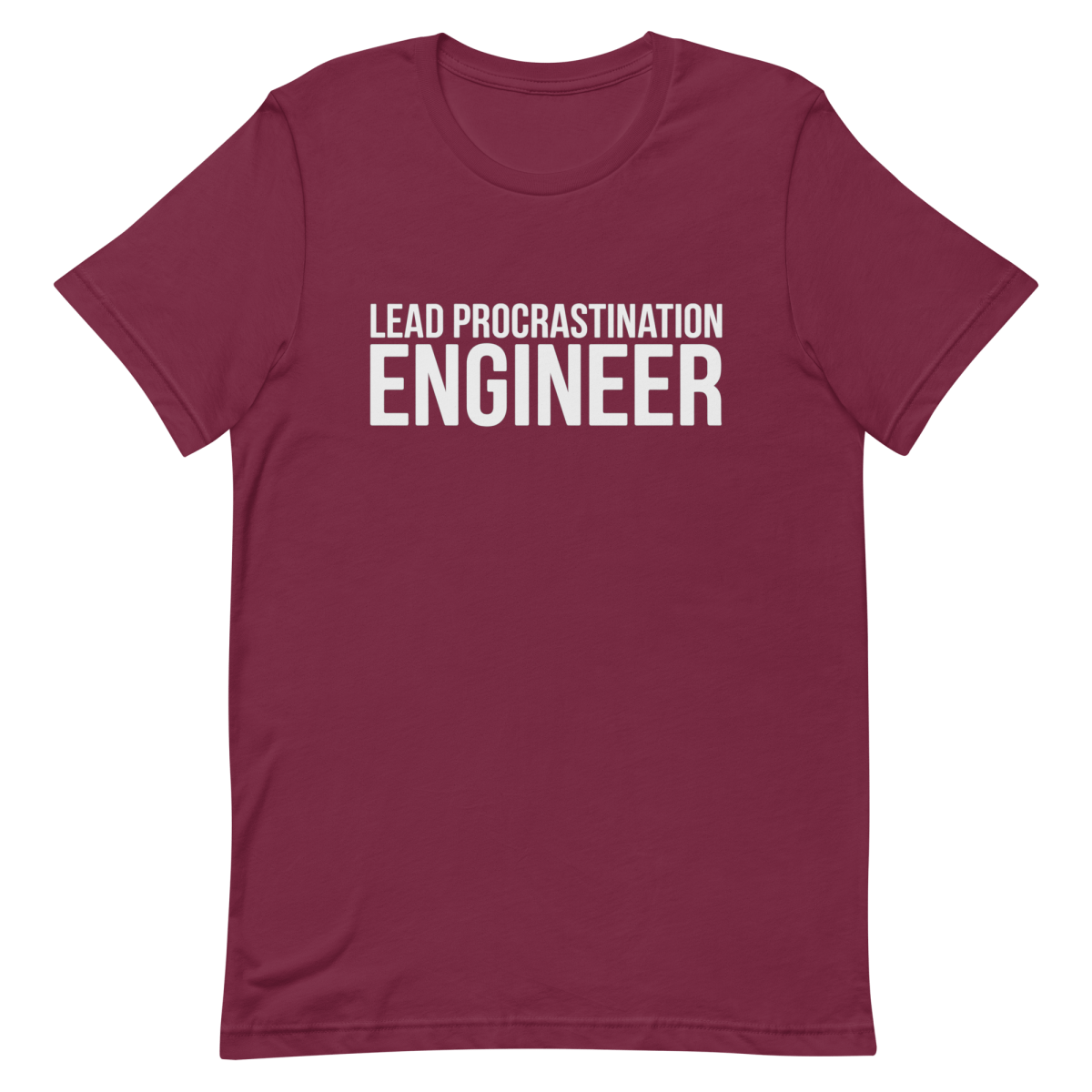 Procrastination Lead code developer lead - Developer T-shirt - techmerch.io