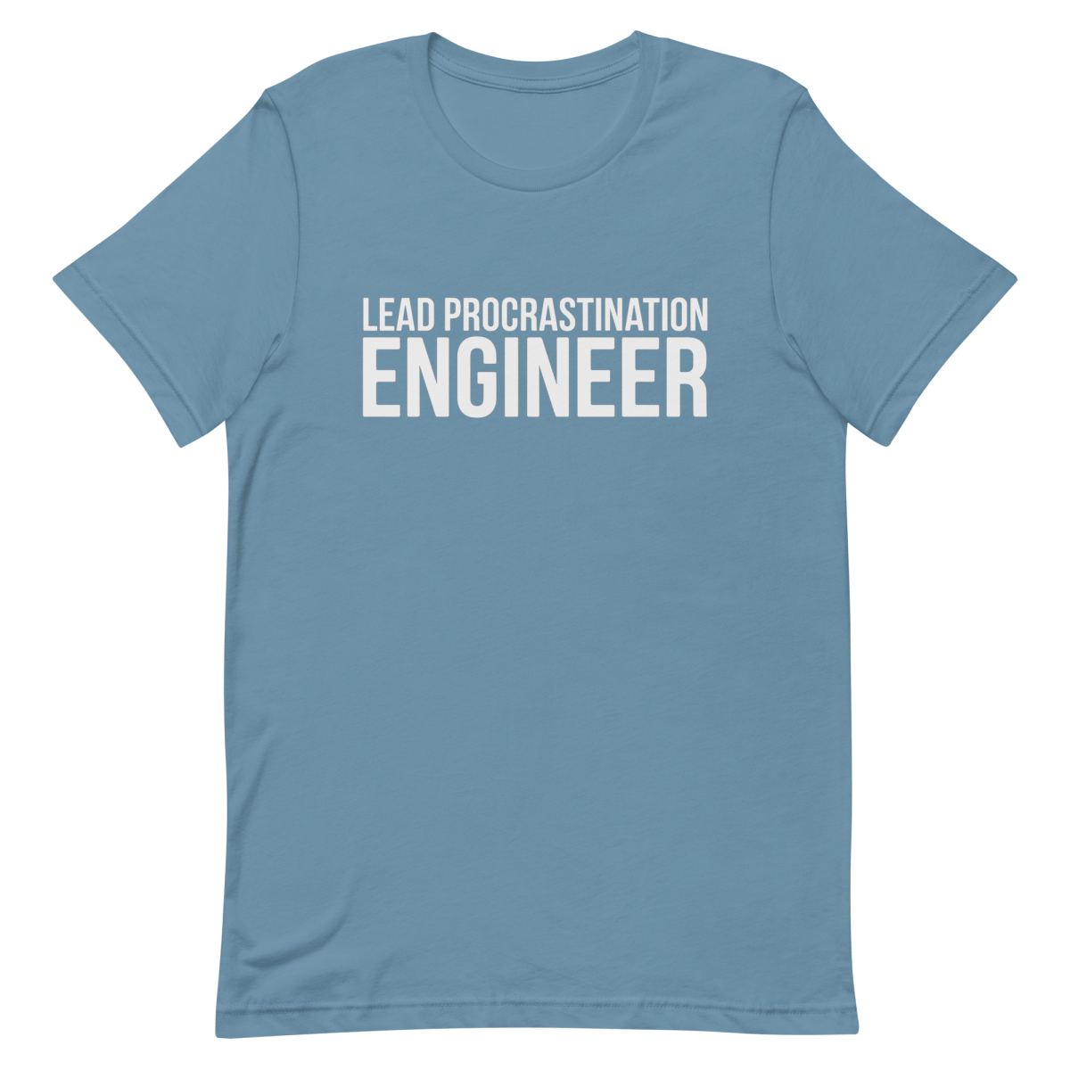 Procrastination Lead code developer lead - Developer T-shirt - techmerch.io