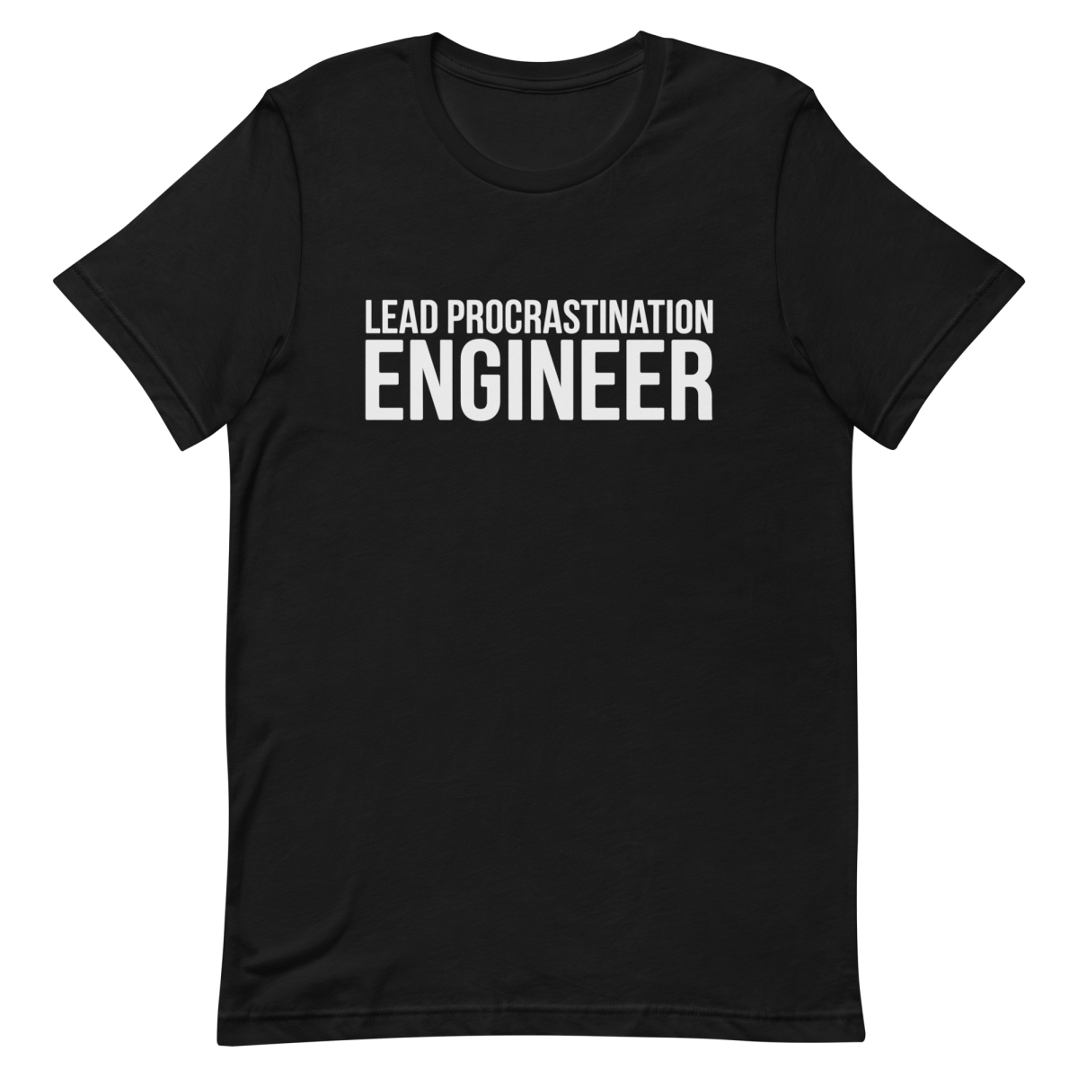 Procrastination Lead code developer lead - Developer T-shirt - techmerch.io