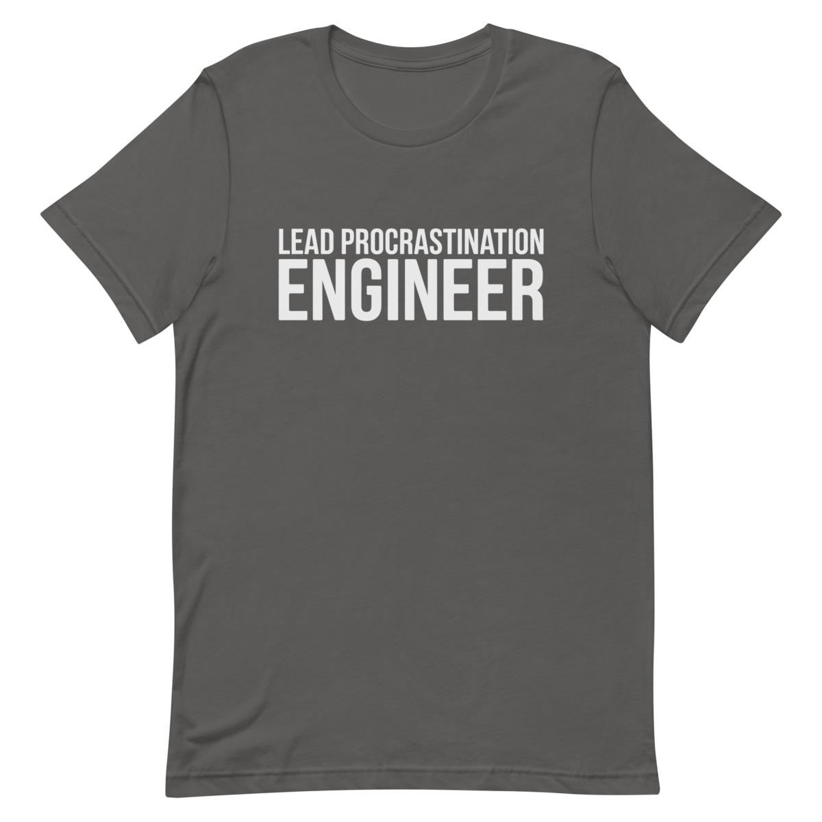 Procrastination Lead code developer lead - Developer T-shirt - techmerch.io