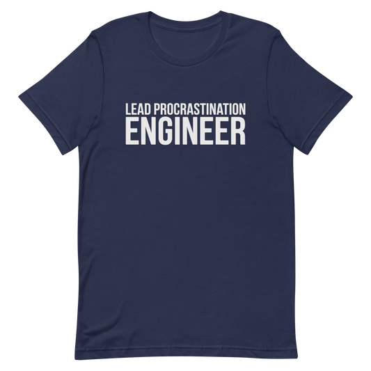 Procrastination Lead code developer lead - Developer T-shirt - techmerch.io
