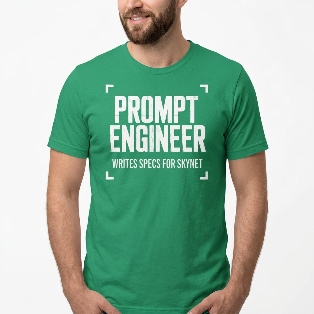 Prompt For Skynet ai full - search prompt engineer writes specs for skynet hot - Developer T-shirt - techmerch.io