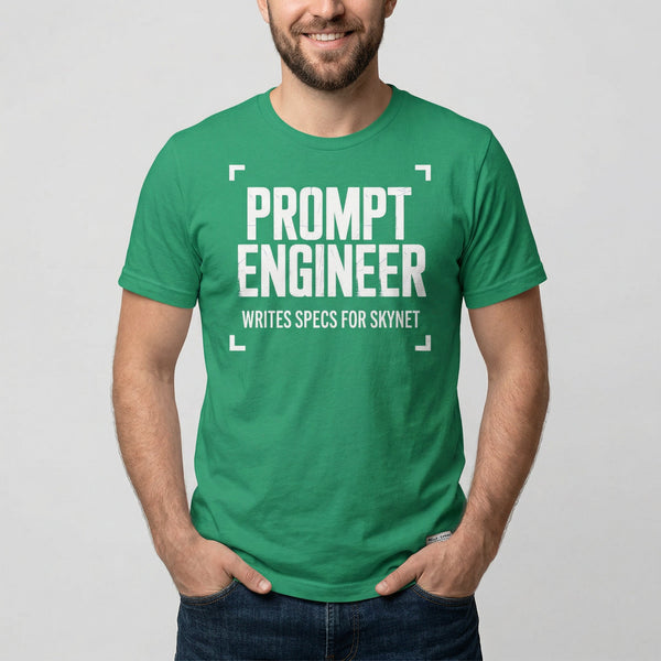 Prompt For Skynet ai full - search prompt engineer writes specs for skynet hot - Developer T-shirt - techmerch.io
