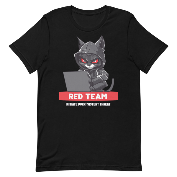 Purr - sistent Threat clever funny hacker - Developer T-shirt - techmerch.io