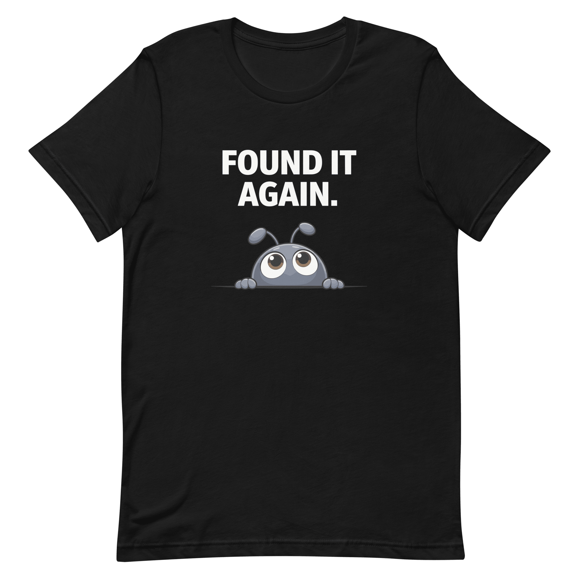 QA Found It Again bugs cartoon full - search qa found it again - Developer T-shirt - techmerch.io