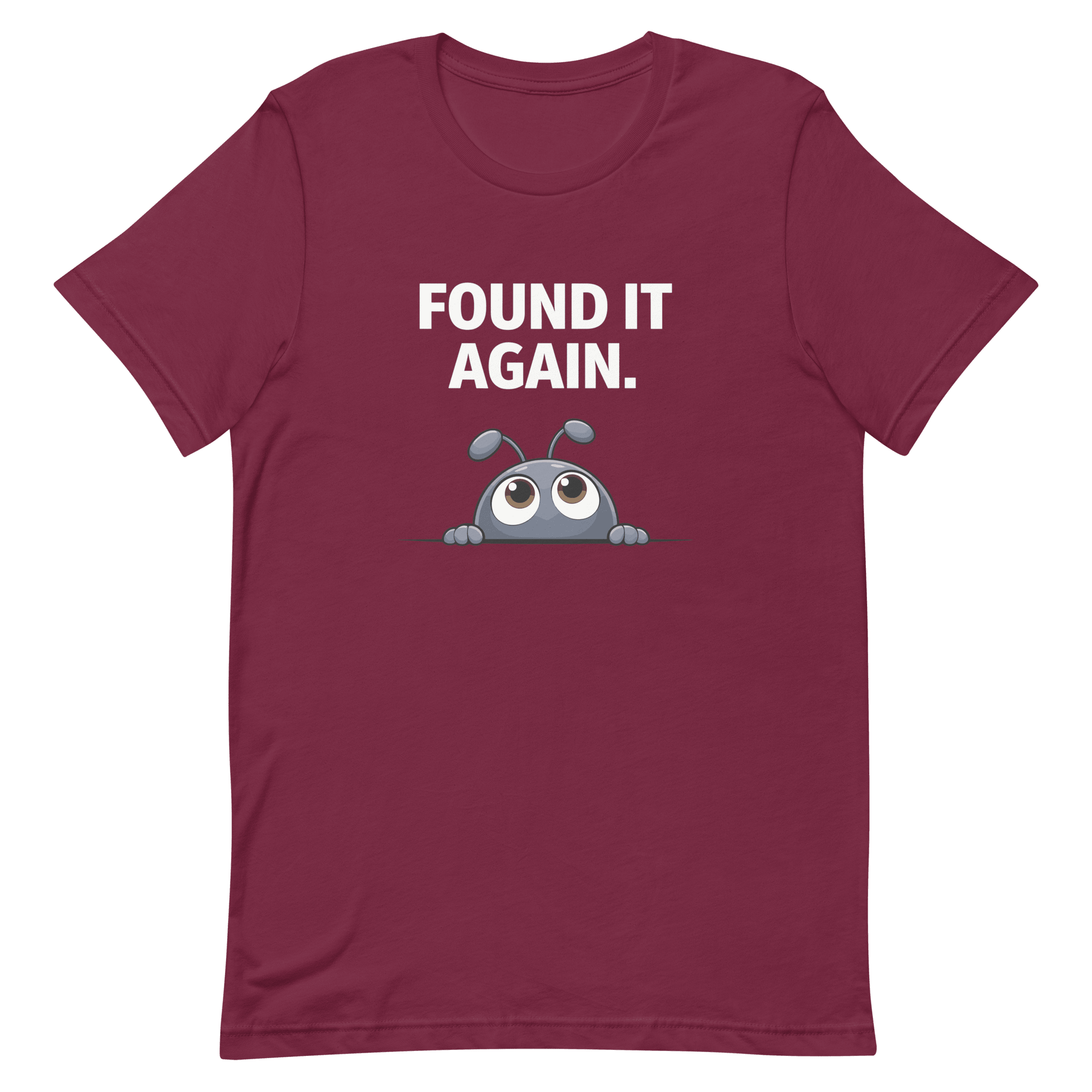QA Found It Again bugs cartoon full - search qa found it again - Developer T-shirt - techmerch.io