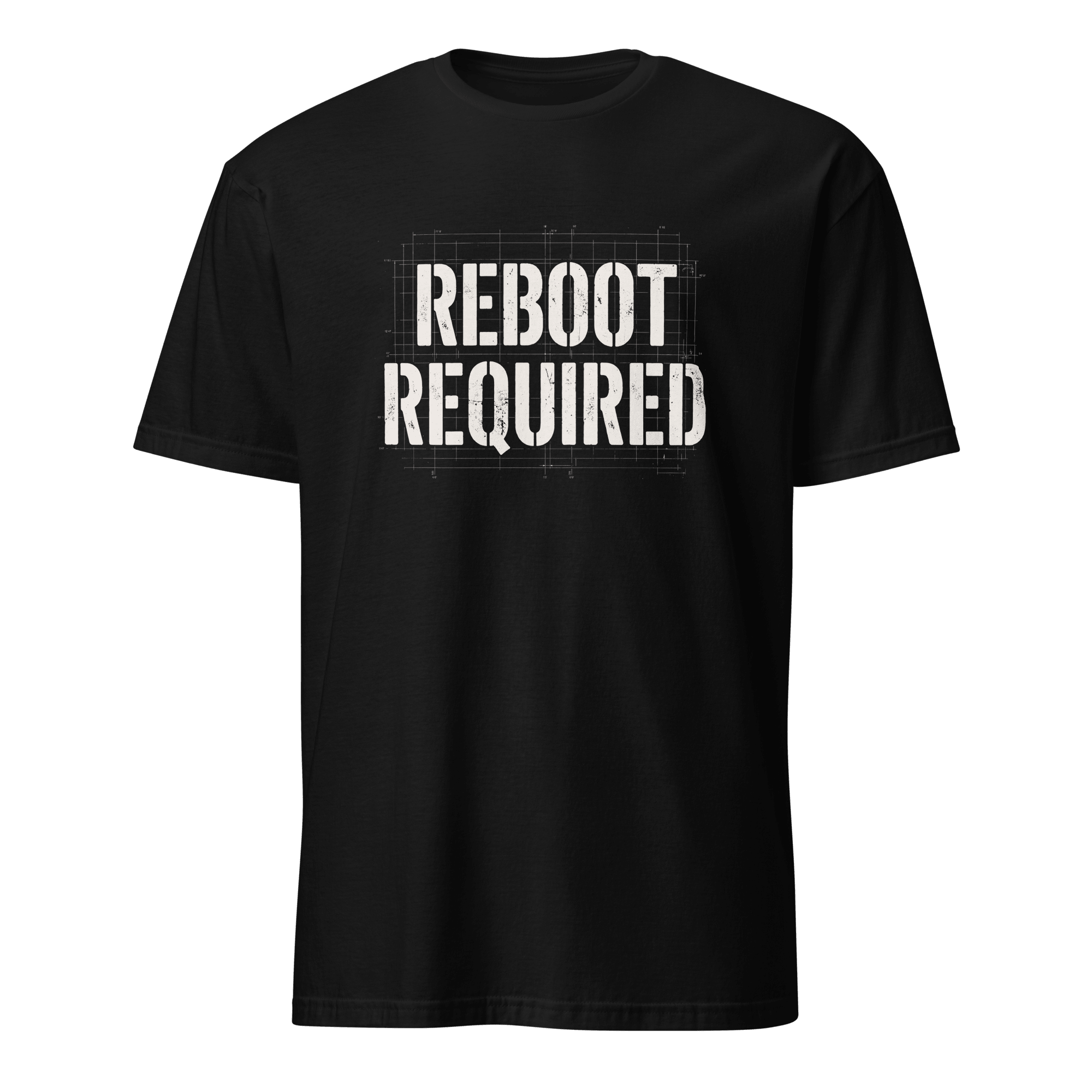 Reboot Required deadpan debugging full-search reboot required - Developer T-shirt - techmerch.io