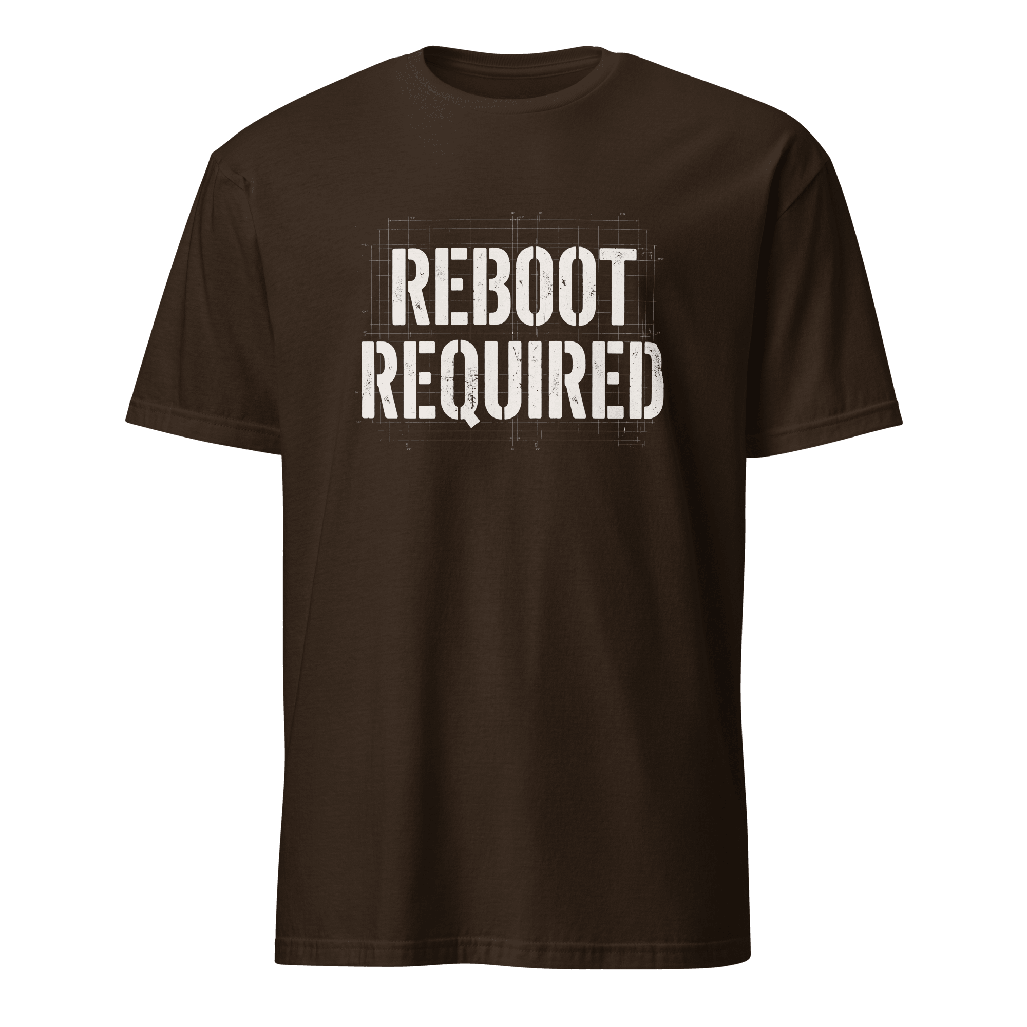 Reboot Required deadpan debugging full-search reboot required - Developer T-shirt - techmerch.io
