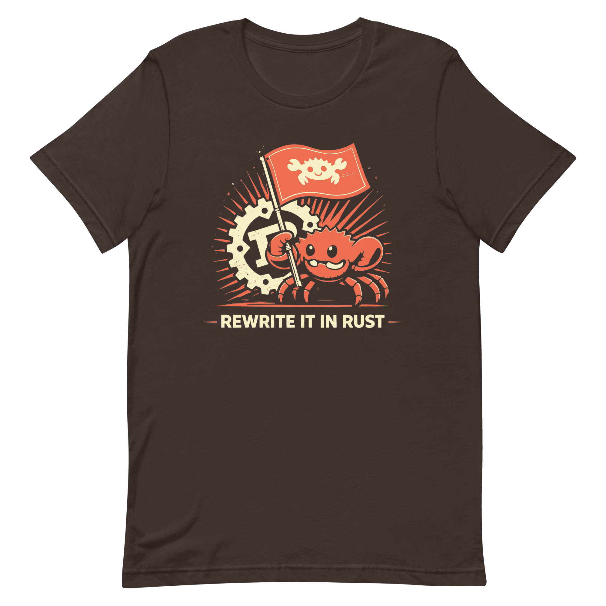 Rewrite It In Rust cartoon code full - search Rewrite It In Rust - Developer T-shirt - techmerch.io