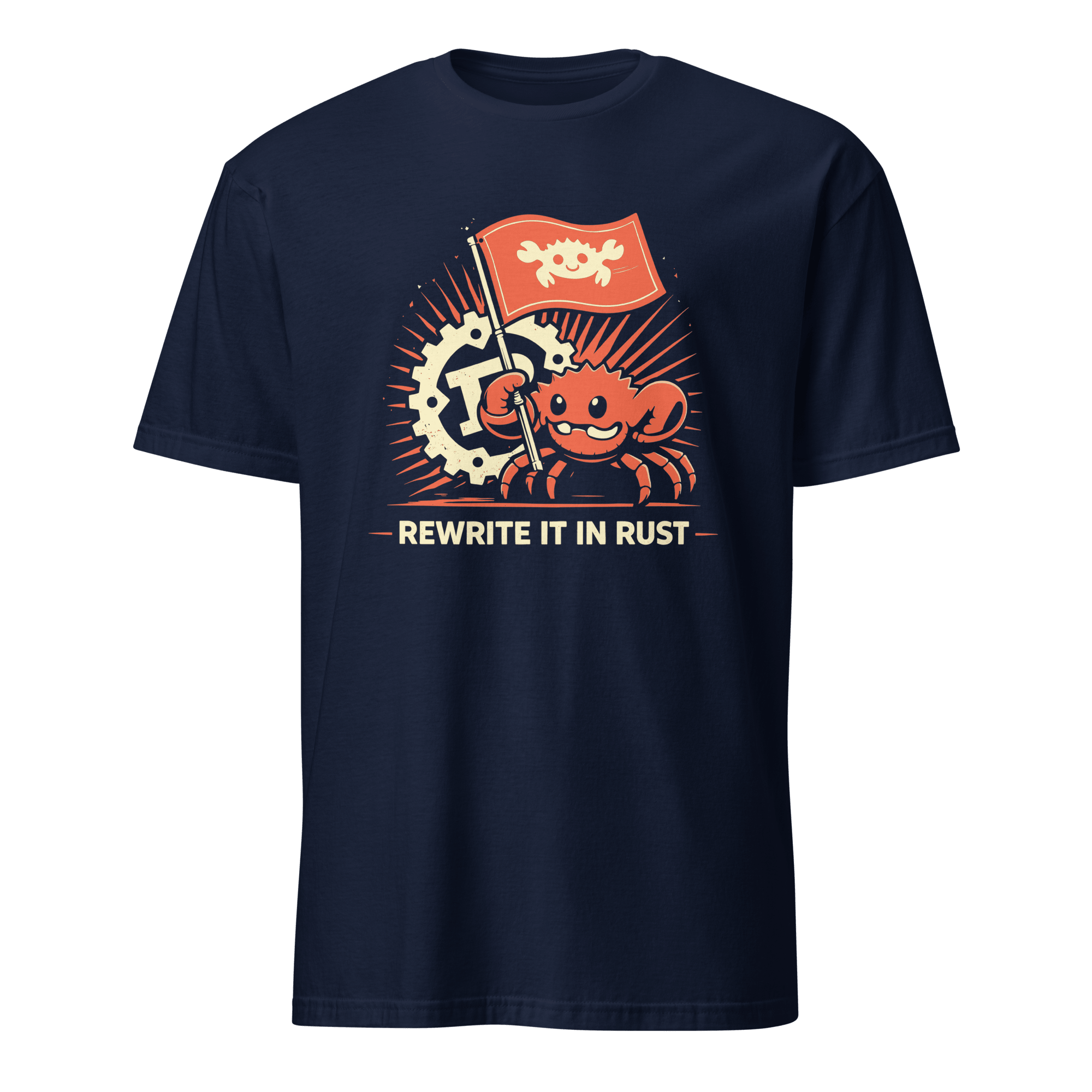Rewrite It In Rust cartoon code full - search Rewrite It In Rust - Developer T-shirt - techmerch.io