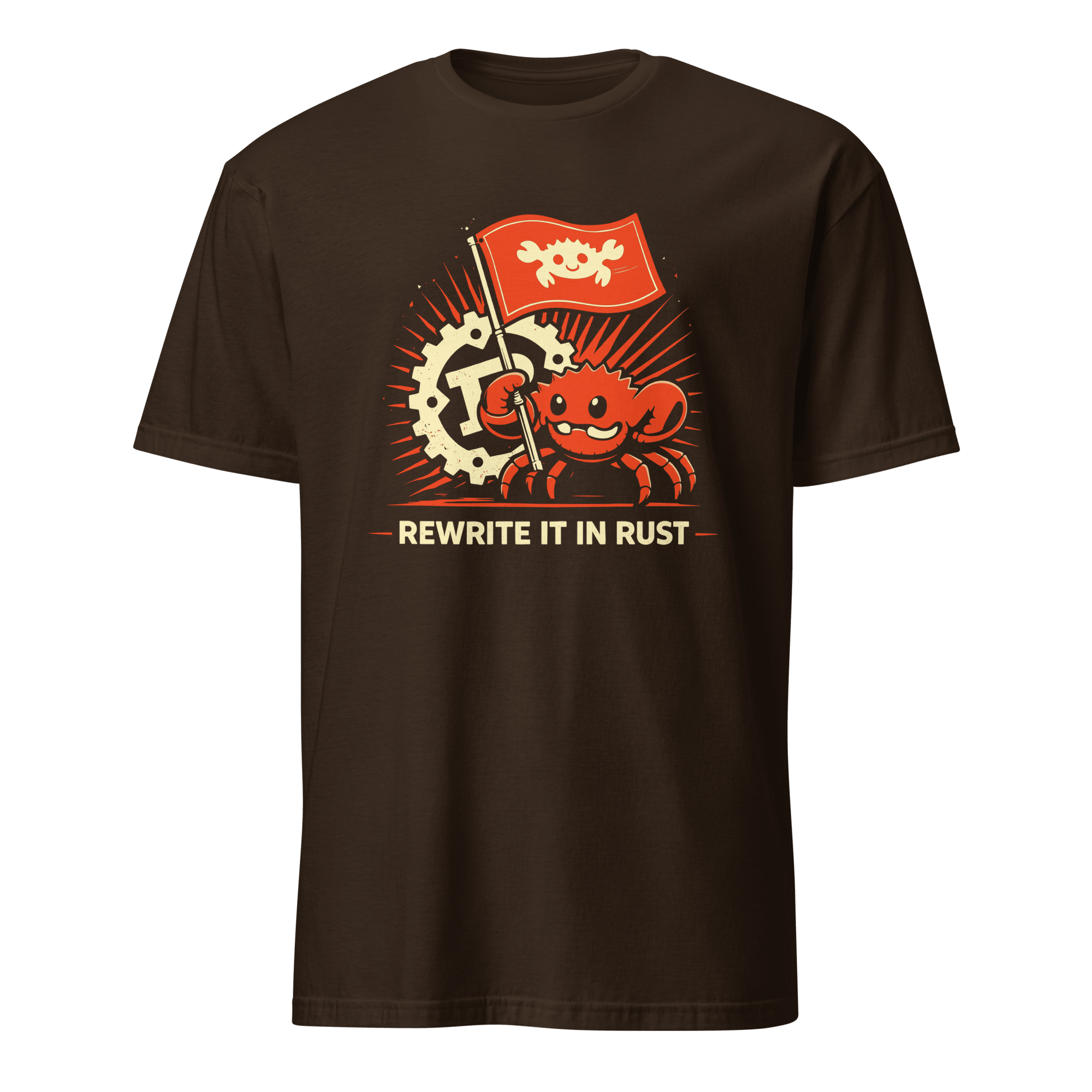 Rewrite It In Rust cartoon code full - search Rewrite It In Rust - Developer T-shirt - techmerch.io