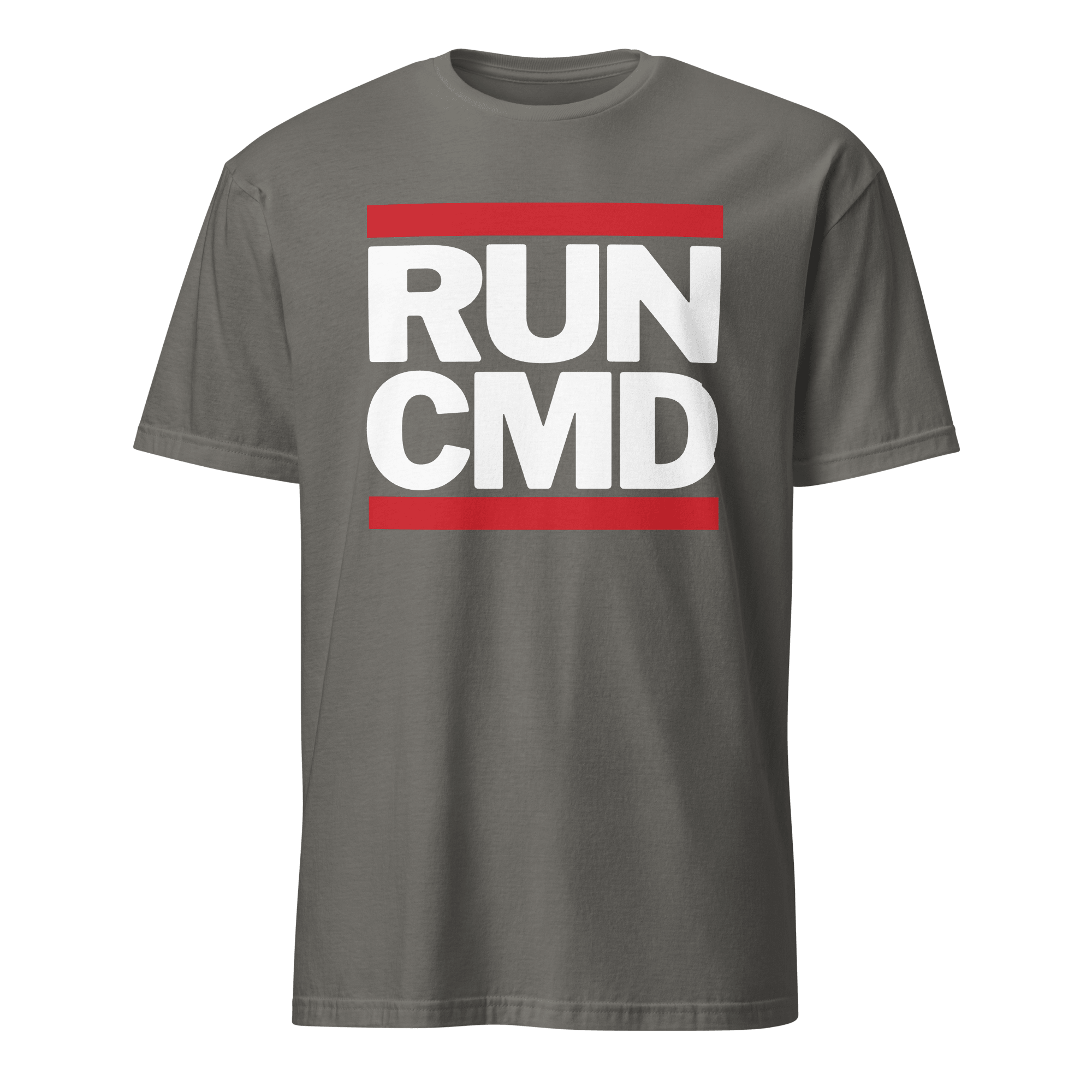 RUN CMD full - search run cmd minimalist statement - Developer T-shirt - techmerch.io
