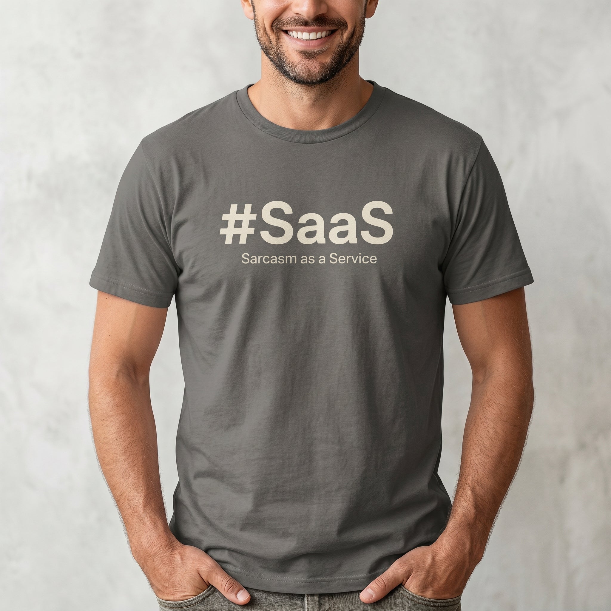 Sarcasm as a Service code sarcastic satire - Developer T-shirt - techmerch.io