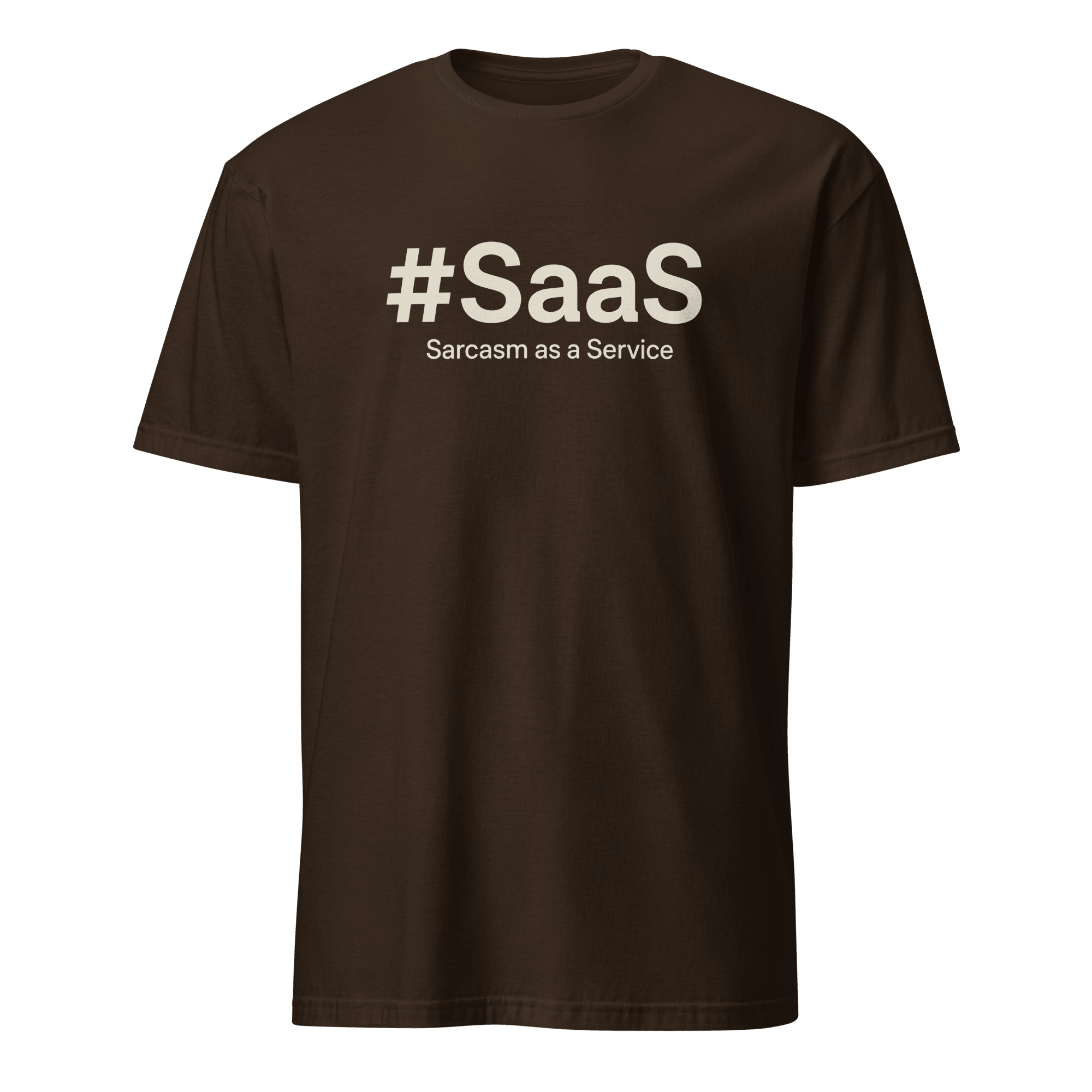 Sarcasm as a Service code sarcastic satire - Developer T-shirt - techmerch.io