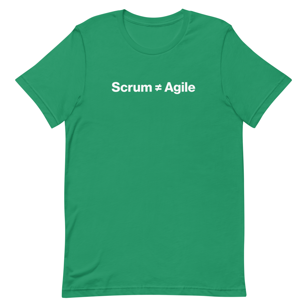 Scrum ≠ Agile agile clever developer - Developer T-shirt - techmerch.io