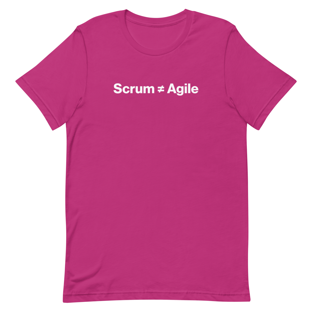 Scrum ≠ Agile agile clever developer - Developer T-shirt - techmerch.io