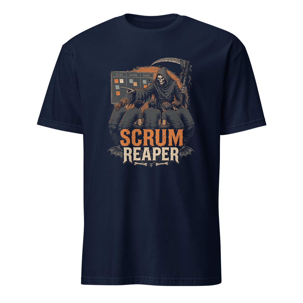 Scrum Reaper agile cartoon full-search Scrum Reaper - Developer T-shirt - techmerch.io