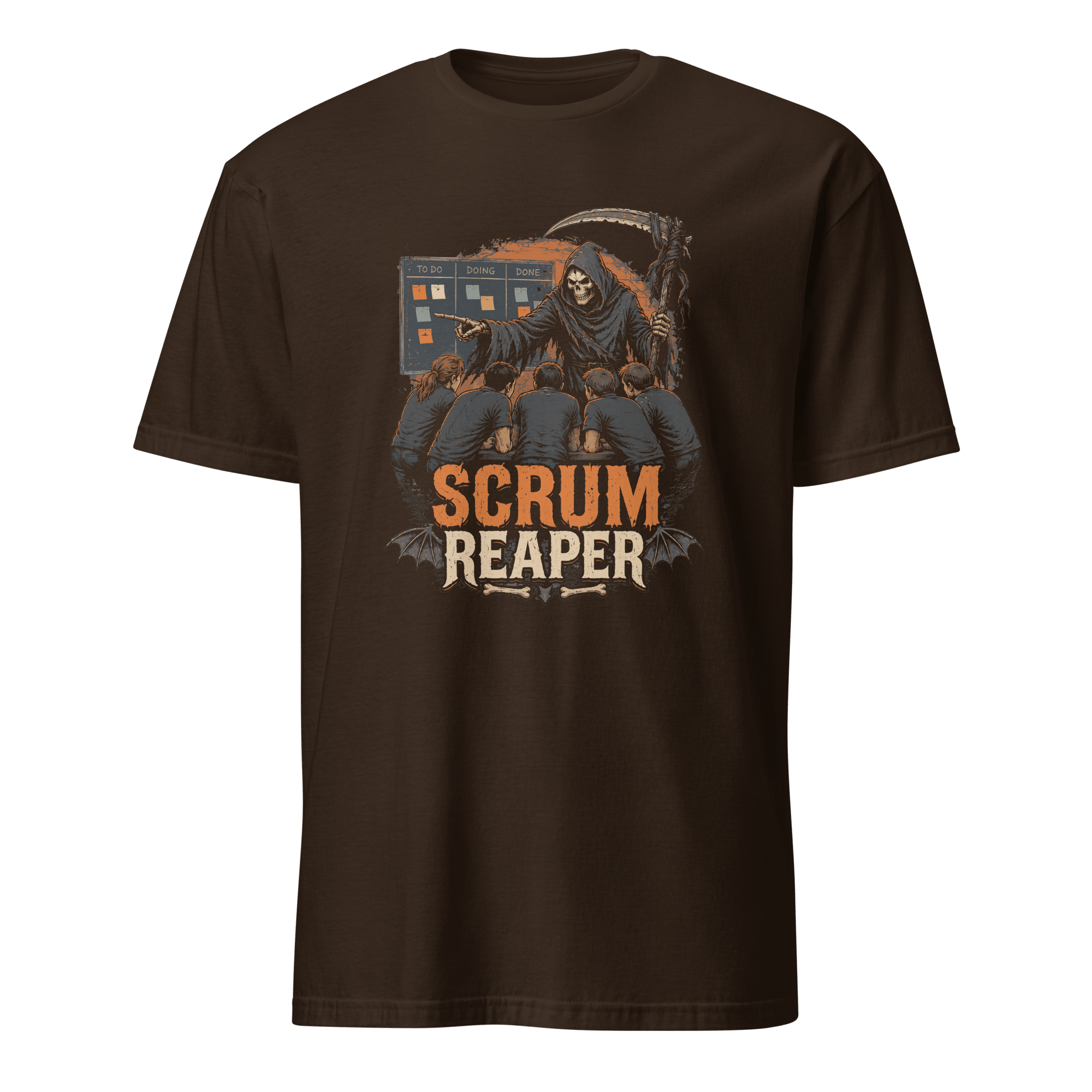 Scrum Reaper agile cartoon full-search Scrum Reaper - Developer T-shirt - techmerch.io