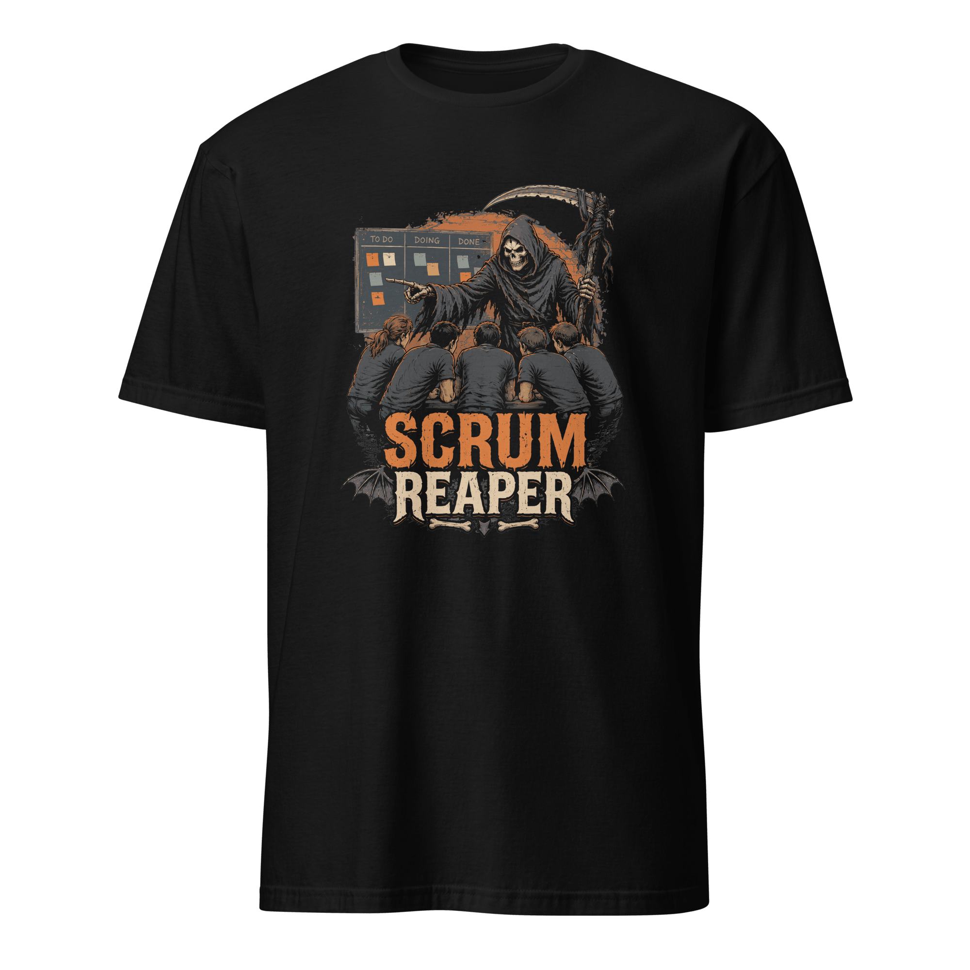 Scrum Reaper agile cartoon full-search Scrum Reaper - Developer T-shirt - techmerch.io