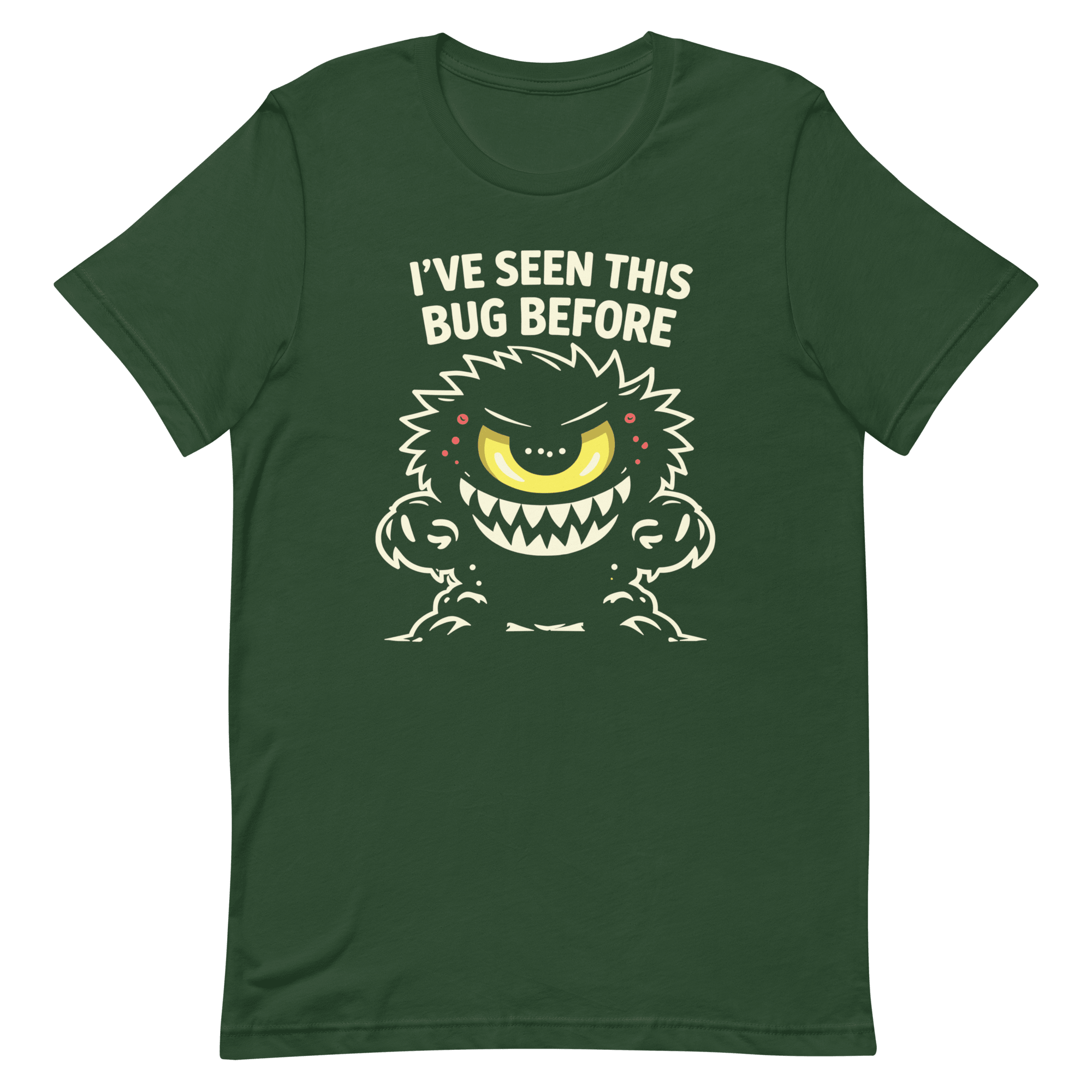 Seen This Bug Before bugs cartoon debugging - Developer T-shirt - techmerch.io