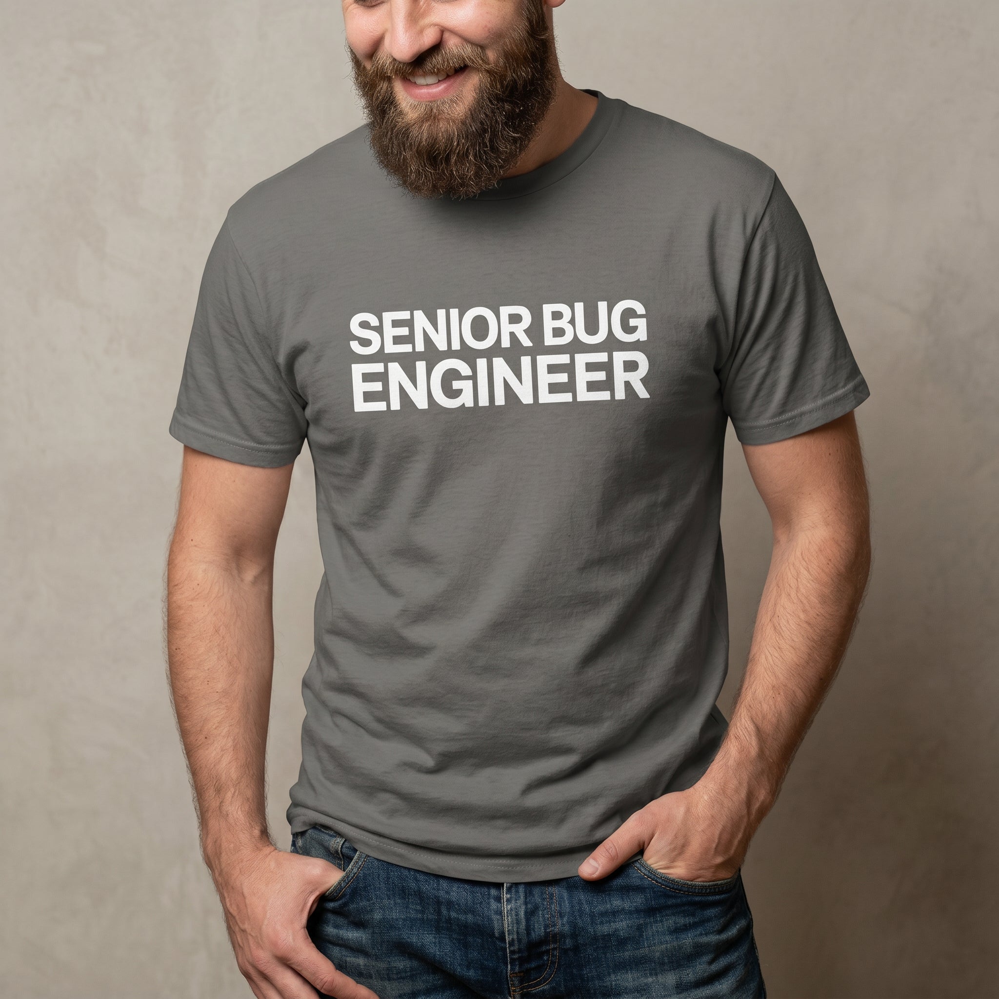 Senior Bug Engineer bugs debugging full - search senior bug engineer - Developer T-shirt - techmerch.io