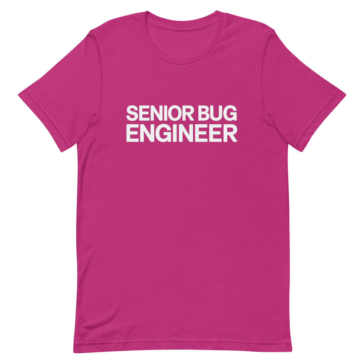 Senior Bug Engineer bugs code developer - Developer T-shirt - techmerch.io