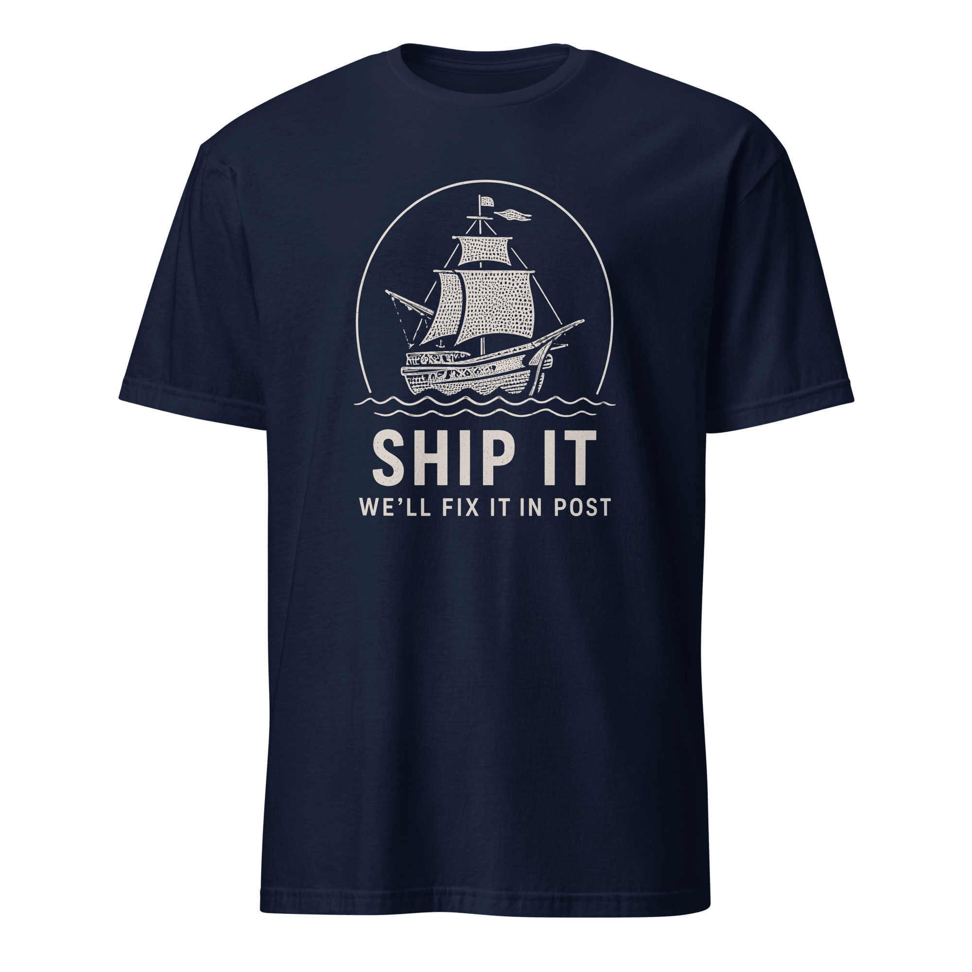 Ship It Fix It in Post bugs deployment sarcastic - Developer T-shirt - techmerch.io