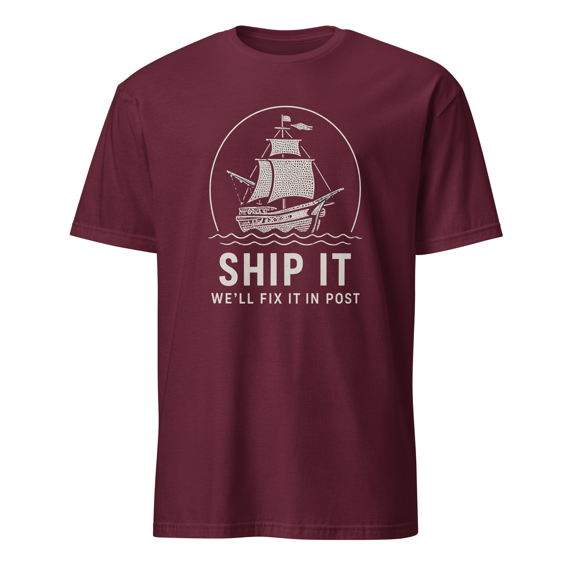 Ship It Fix It in Post bugs deployment sarcastic - Developer T-shirt - techmerch.io
