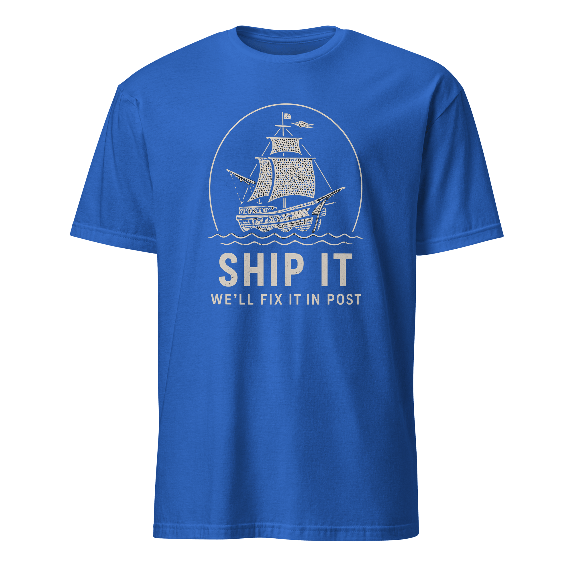 Ship It Fix It in Post bugs deployment sarcastic - Developer T-shirt - techmerch.io