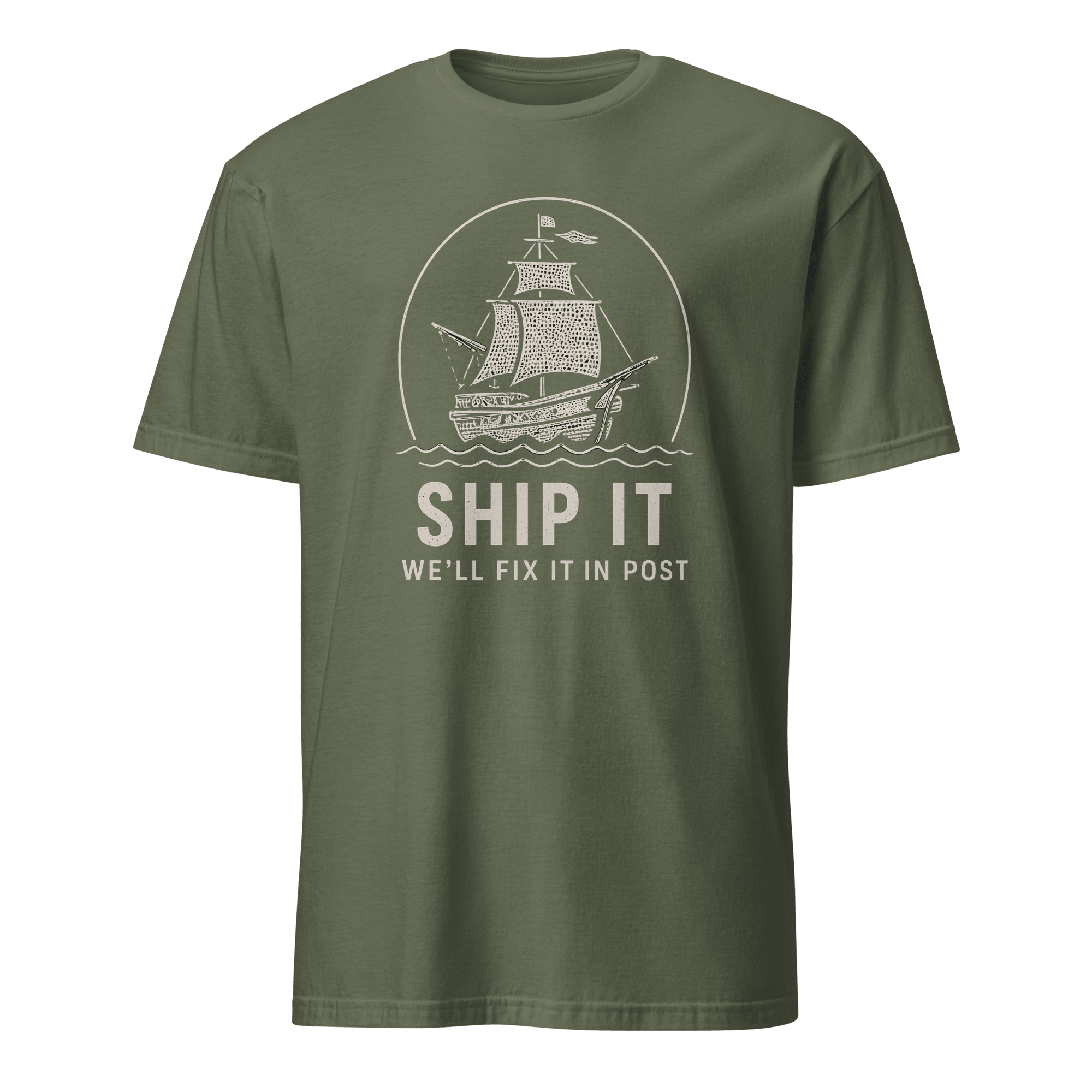 Ship It Fix It in Post bugs deployment sarcastic - Developer T-shirt - techmerch.io