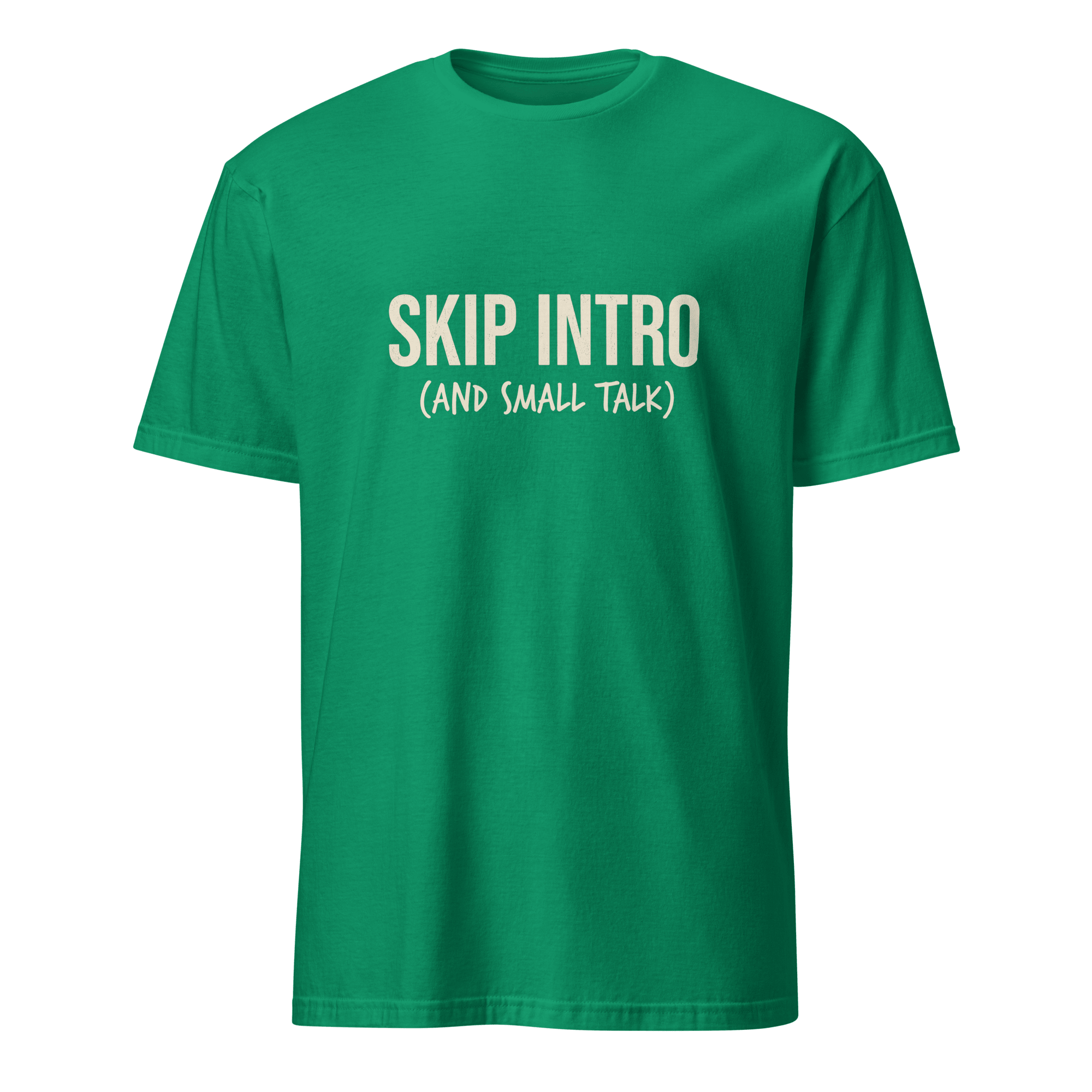 Skip Intro deadpan full-search Skip Intro And Small Talk new - Developer T-shirt - techmerch.io