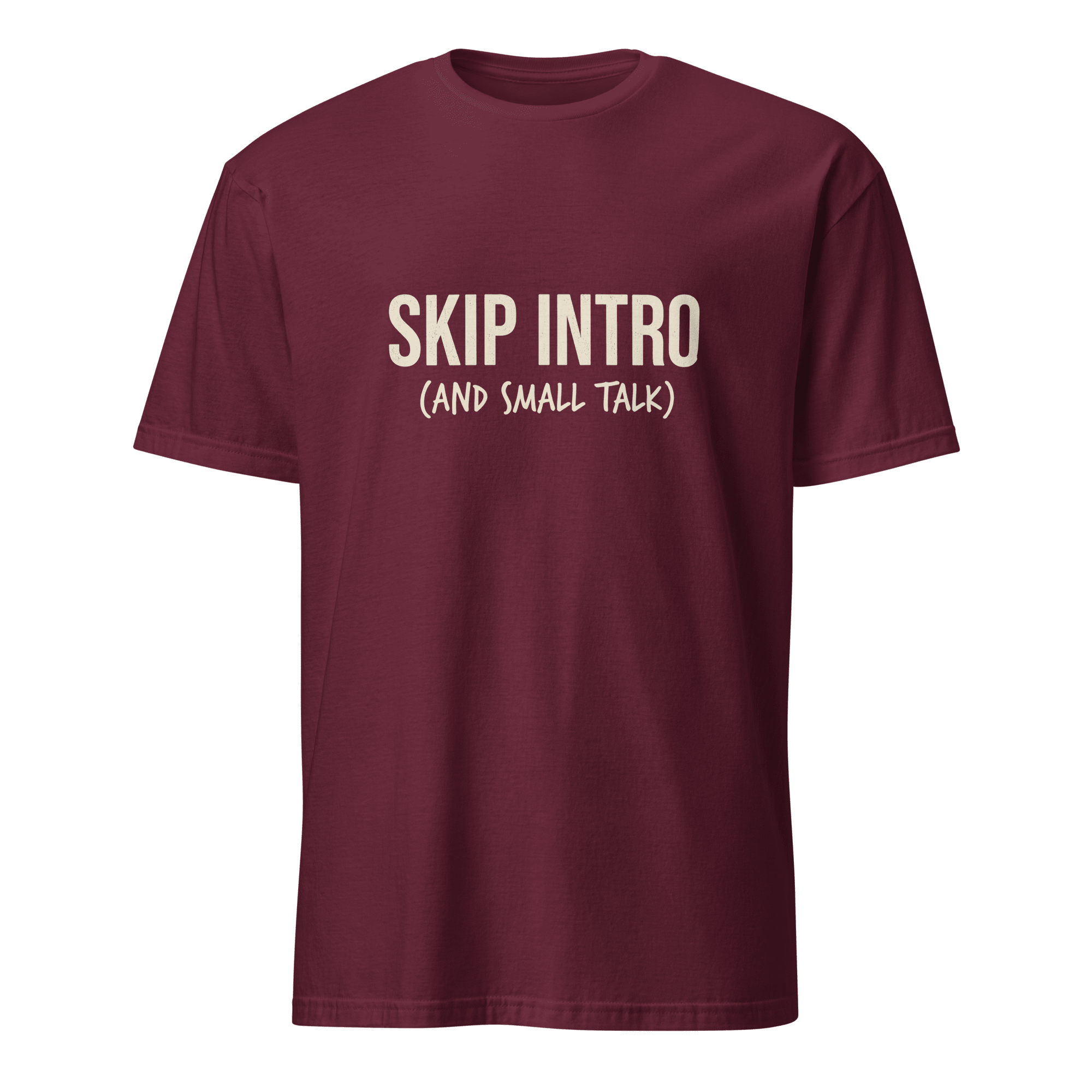 Skip Intro deadpan full-search Skip Intro And Small Talk new - Developer T-shirt - techmerch.io
